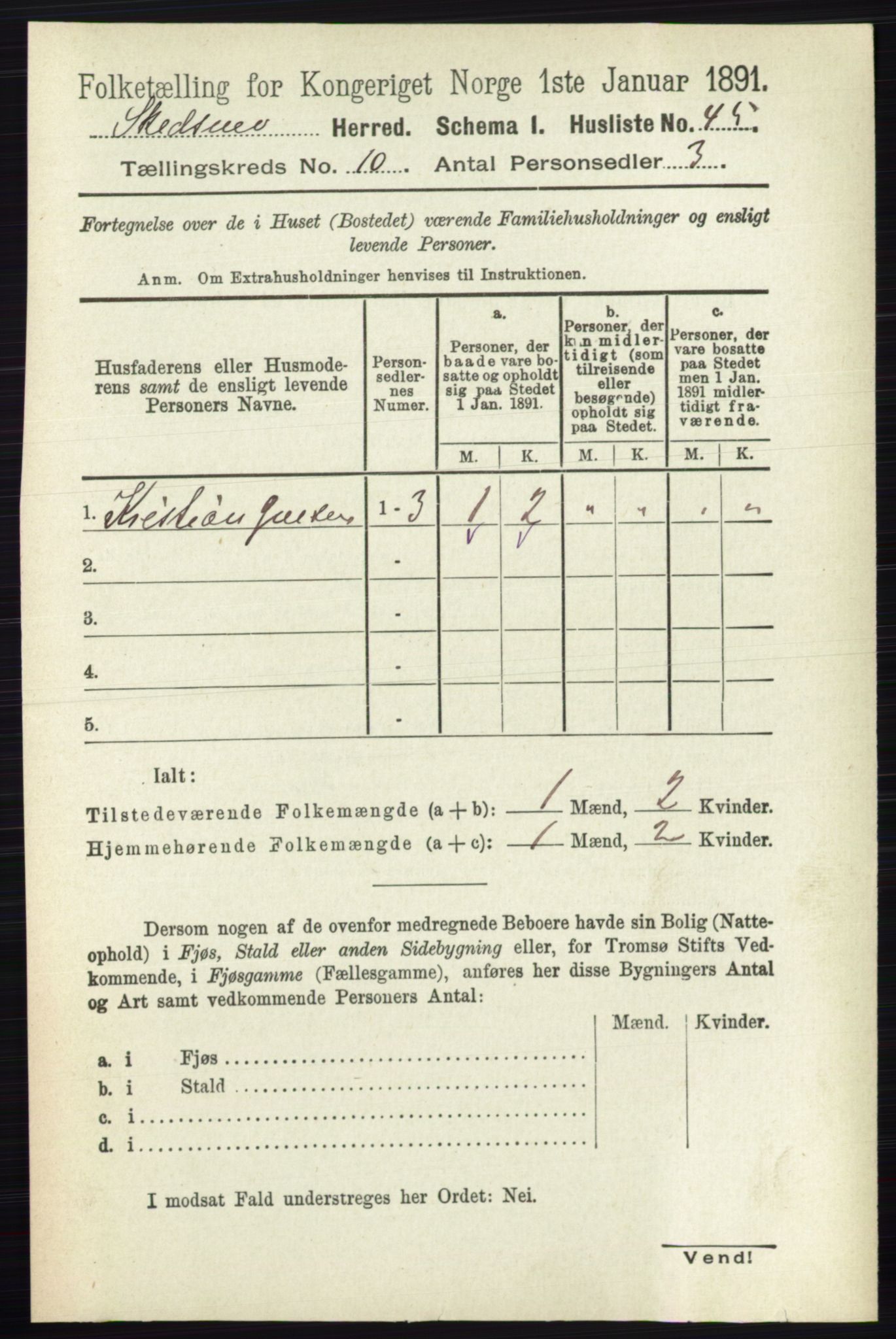 RA, 1891 census for 0231 Skedsmo, 1891, p. 5779