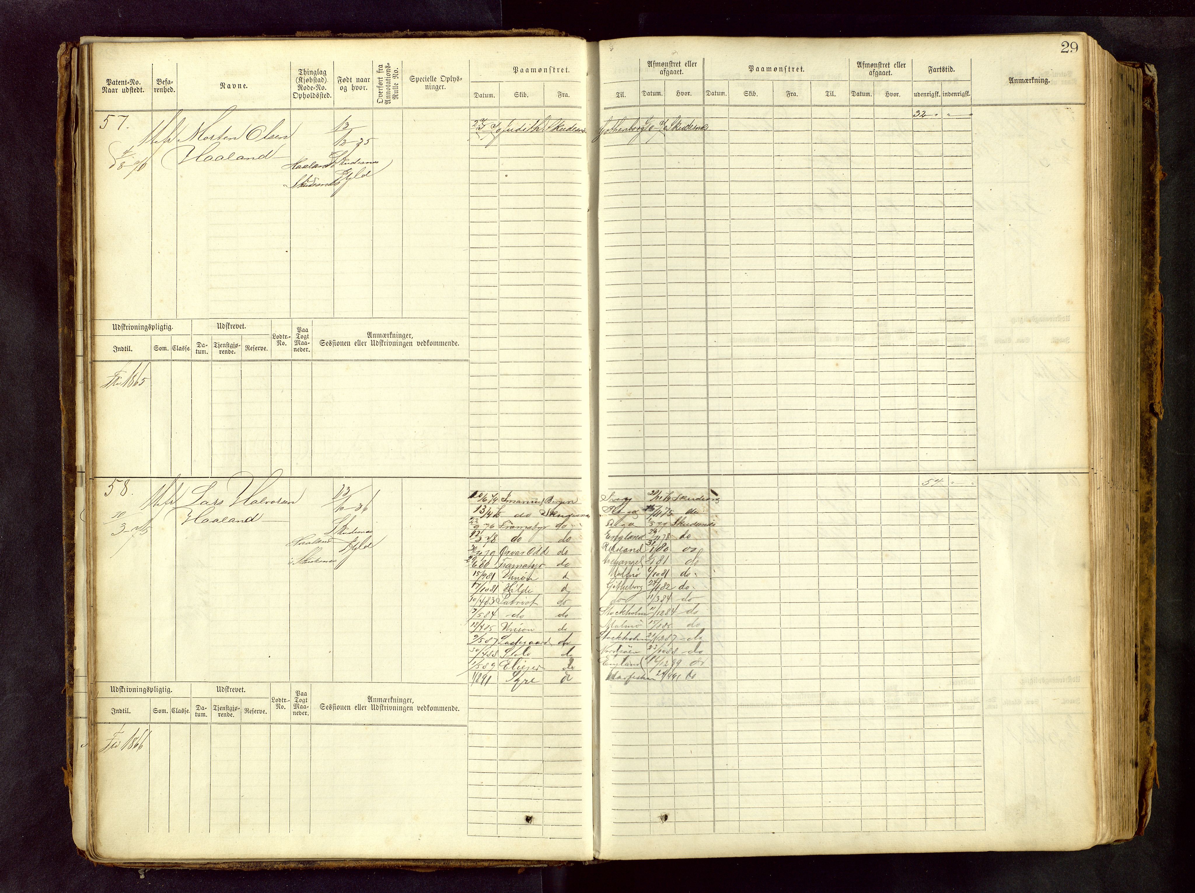 Haugesund sjømannskontor, AV/SAST-A-102007/F/Fb/Fbb/L0001: Sjøfartsrulle Skudenes krets No 1 - 958, 1860-1948, p. 29