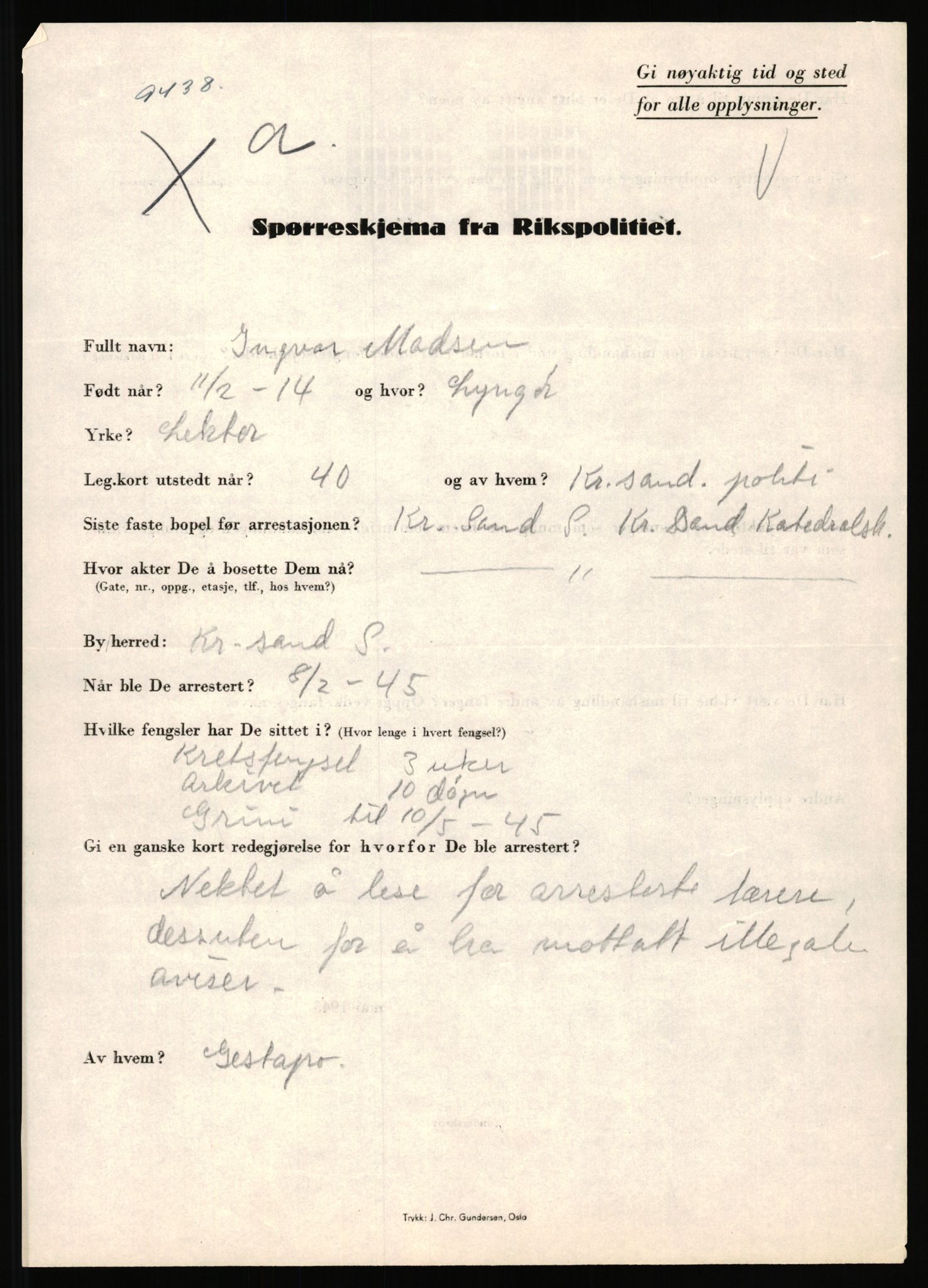 Rikspolitisjefen, AV/RA-S-1560/L/L0011: Lucassen, Oscar Fredrik - Moen, Olav, 1940-1945, p. 386