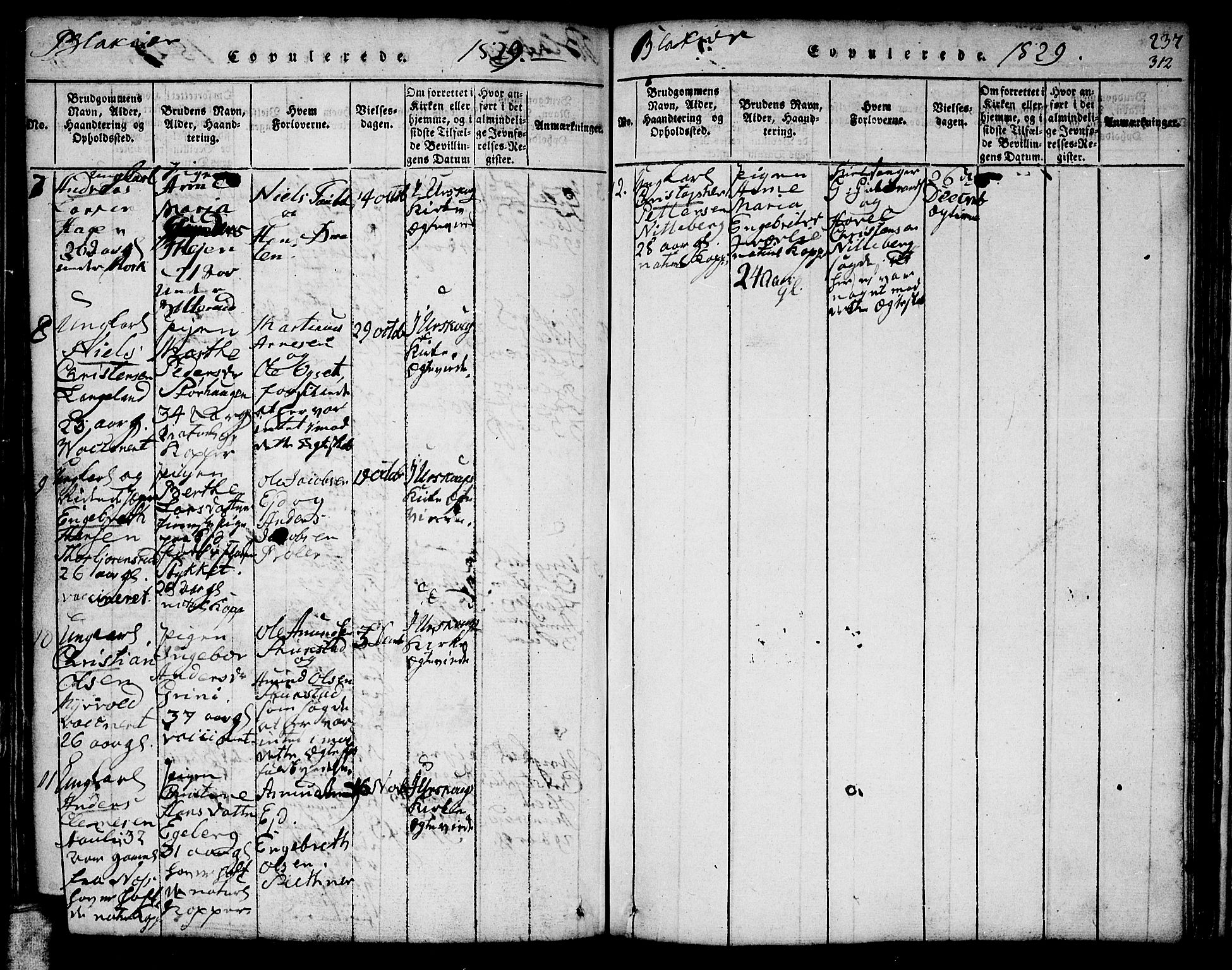 Aurskog prestekontor Kirkebøker, SAO/A-10304a/F/Fa/L0005: Parish register (official) no. I 5, 1814-1829, p. 312