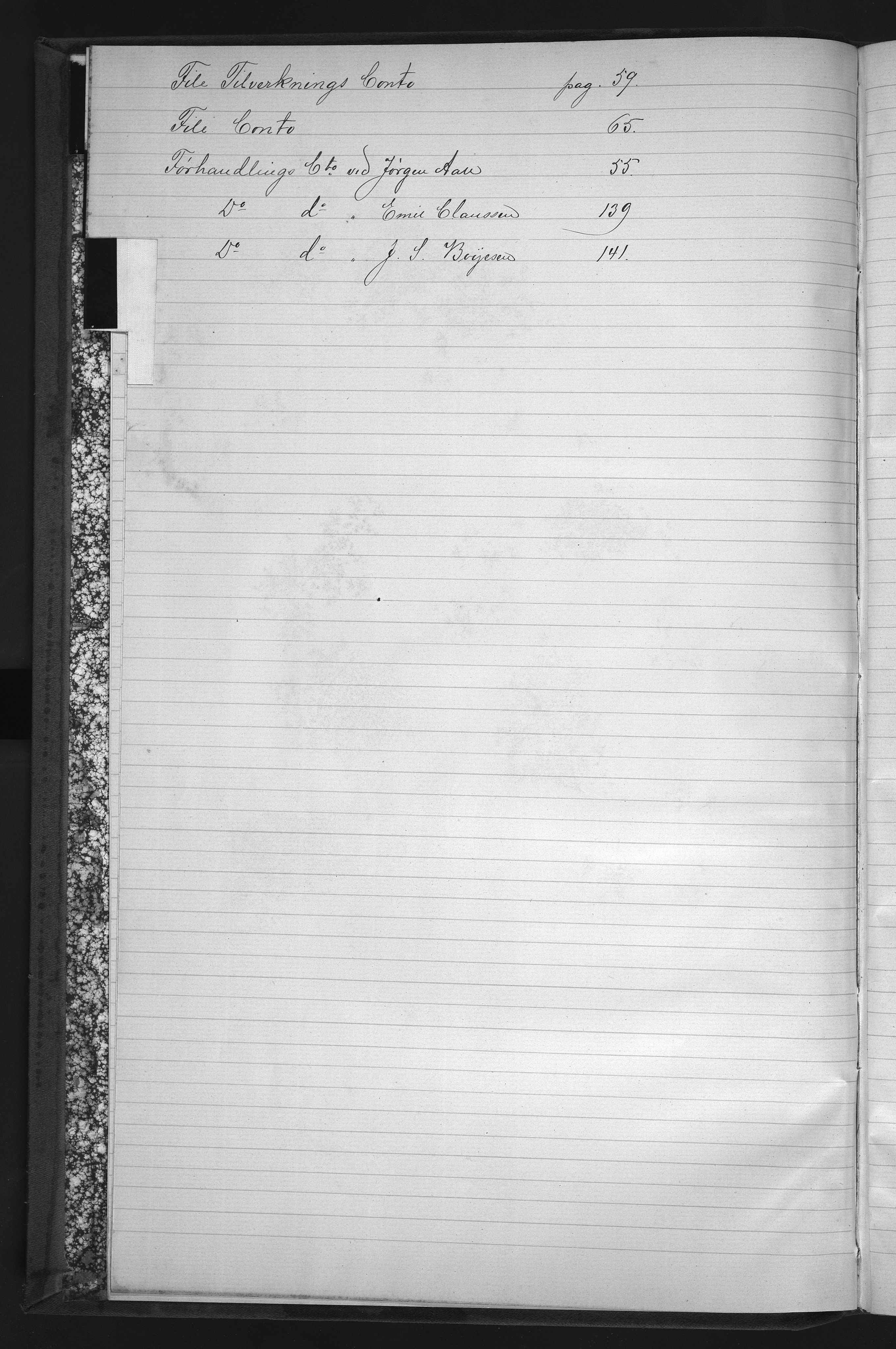 Egelands Verk, NESJ/NJM-002/07/L0006: Kapital-bok, 1881
