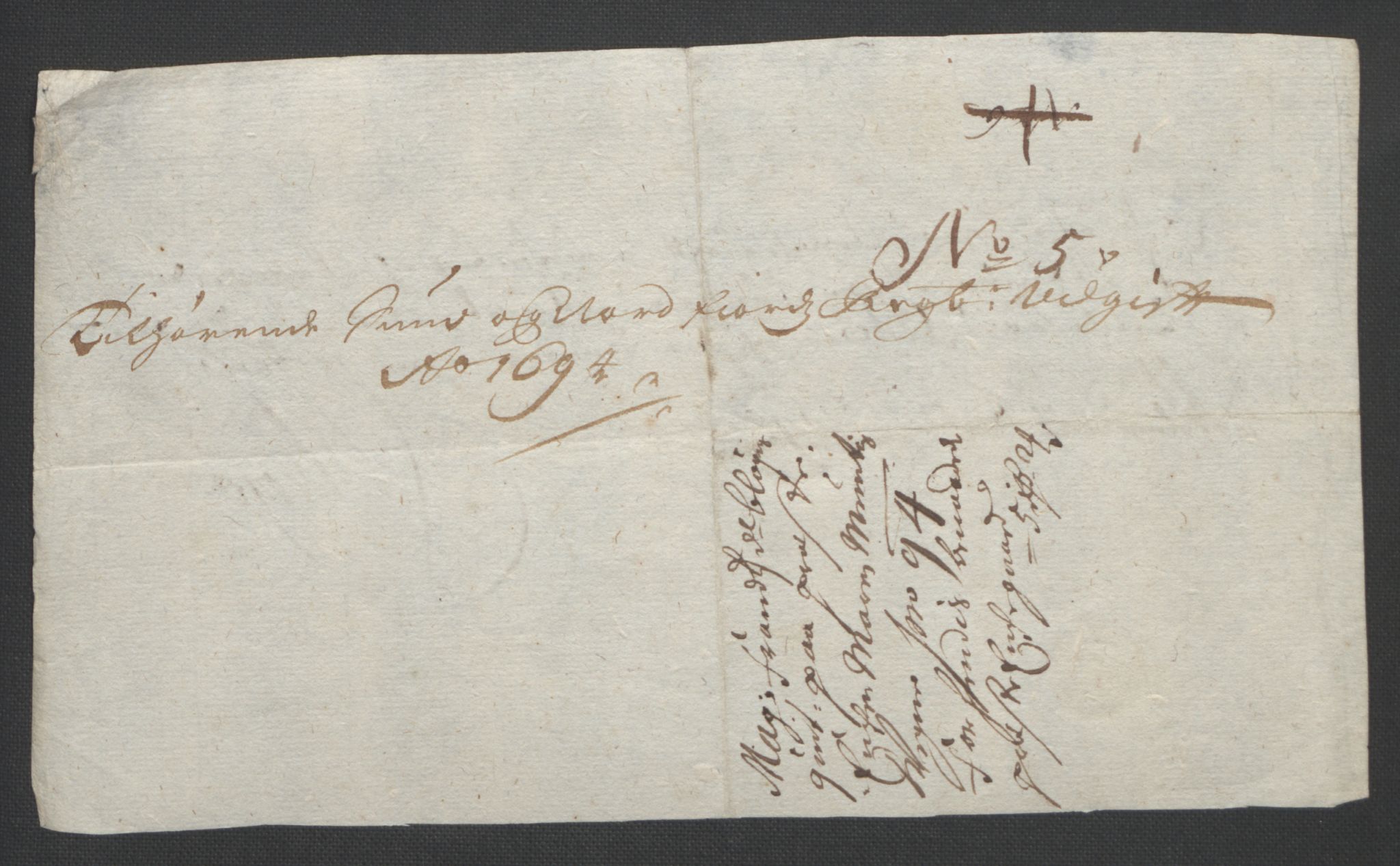 Rentekammeret inntil 1814, Reviderte regnskaper, Fogderegnskap, AV/RA-EA-4092/R53/L3421: Fogderegnskap Sunn- og Nordfjord, 1693-1694, p. 466