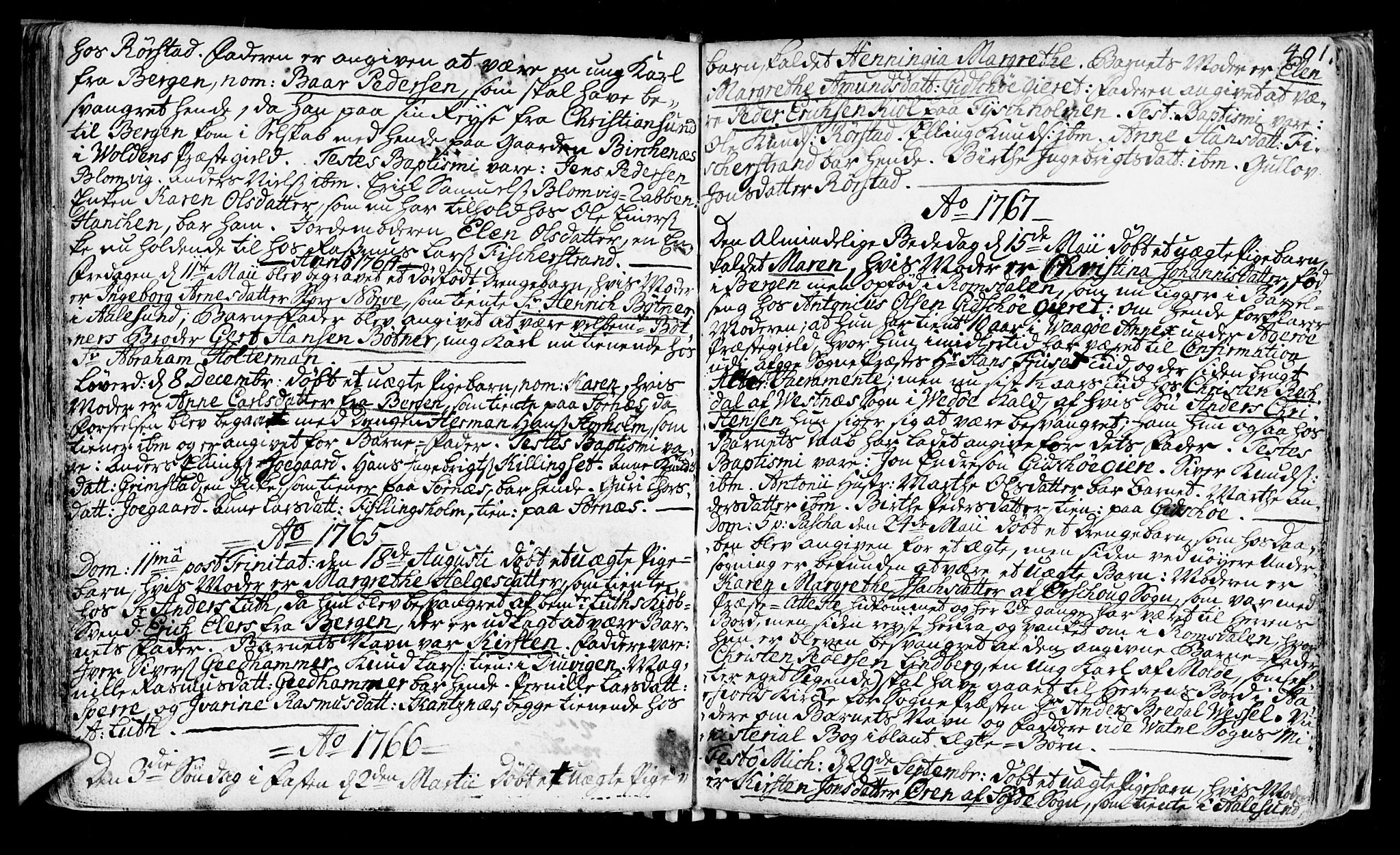 Ministerialprotokoller, klokkerbøker og fødselsregistre - Møre og Romsdal, AV/SAT-A-1454/528/L0393: Parish register (official) no. 528A04, 1762-1800, p. 401