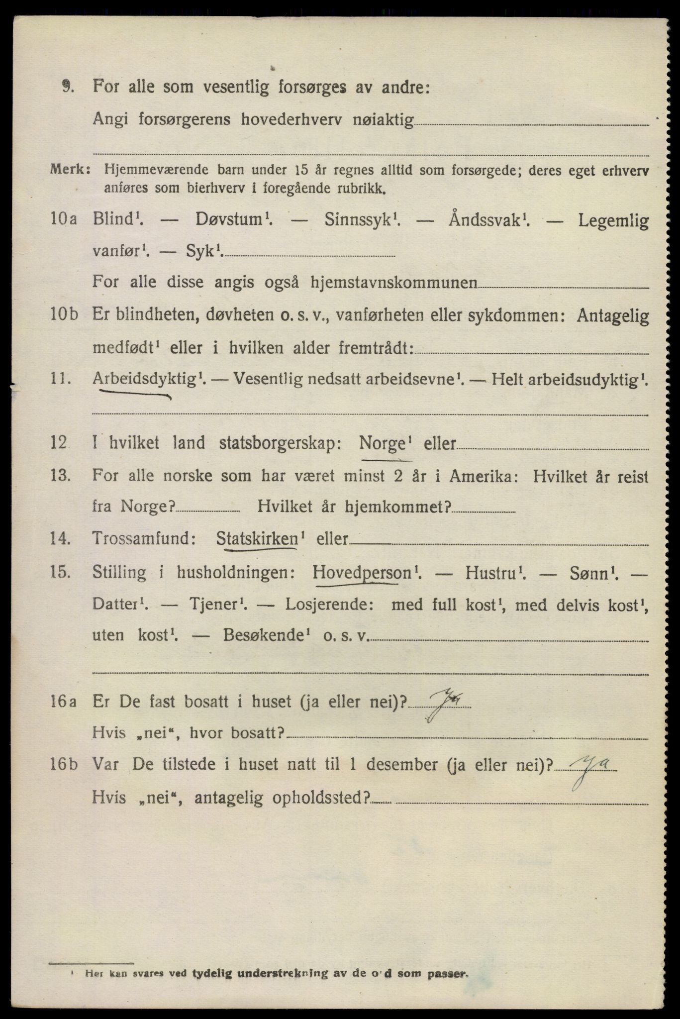 SAKO, 1920 census for Stokke, 1920, p. 10915