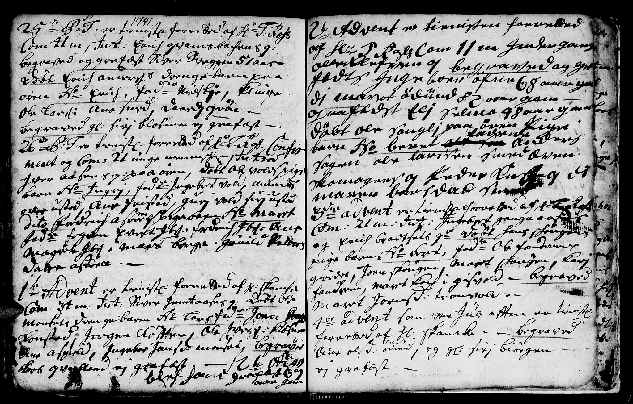 Ministerialprotokoller, klokkerbøker og fødselsregistre - Sør-Trøndelag, SAT/A-1456/668/L0812: Parish register (copy) no. 668C01, 1715-1742