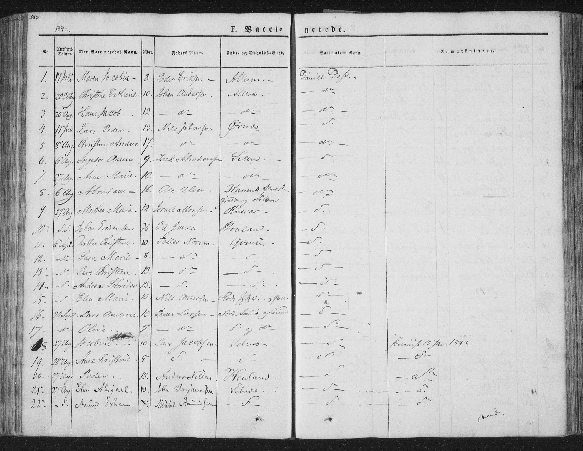 Ministerialprotokoller, klokkerbøker og fødselsregistre - Nordland, SAT/A-1459/839/L0566: Parish register (official) no. 839A03, 1825-1862, p. 583