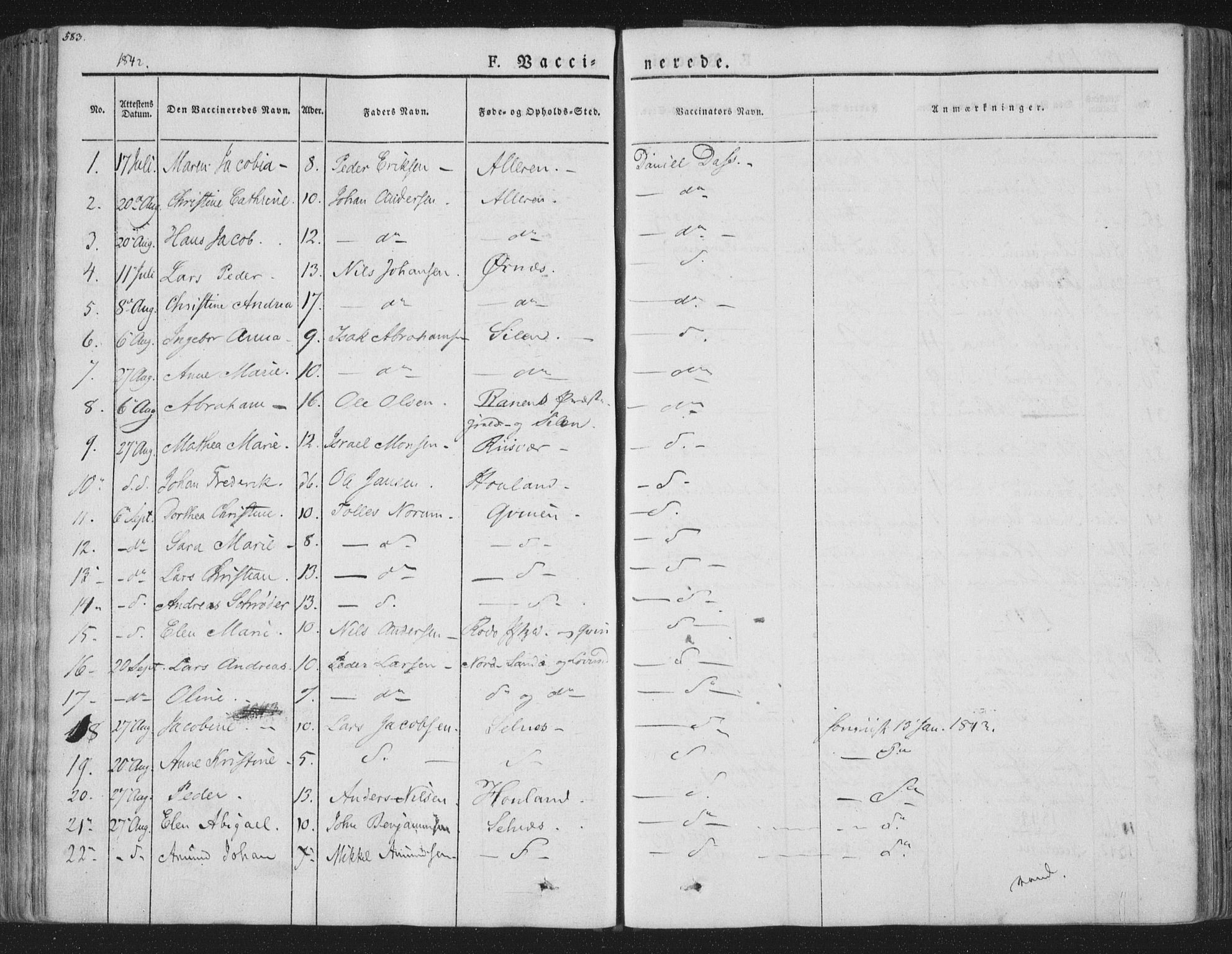 Ministerialprotokoller, klokkerbøker og fødselsregistre - Nordland, AV/SAT-A-1459/839/L0566: Parish register (official) no. 839A03, 1825-1862, p. 583