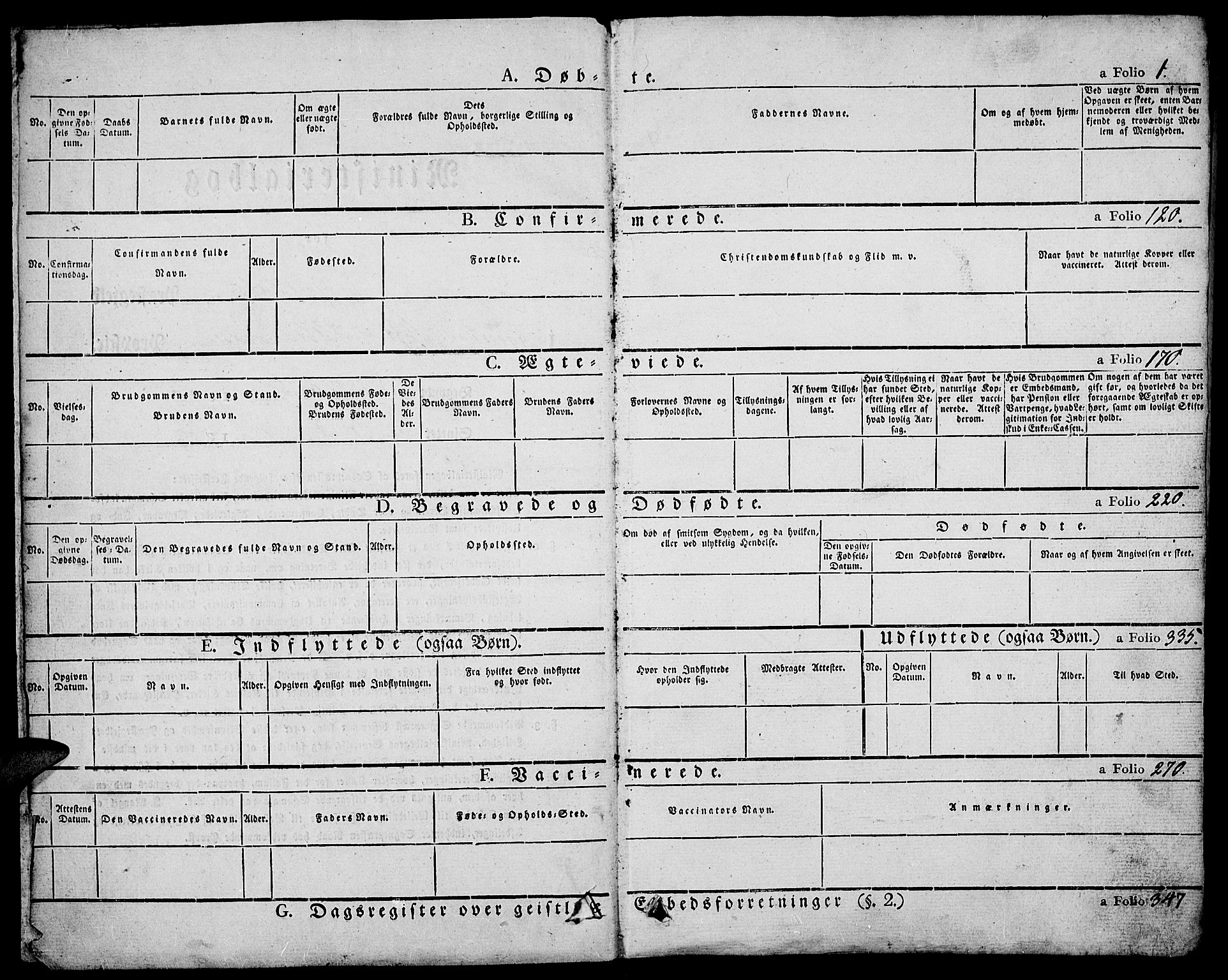 Gausdal prestekontor, AV/SAH-PREST-090/H/Ha/Haa/L0006: Parish register (official) no. 6, 1830-1839