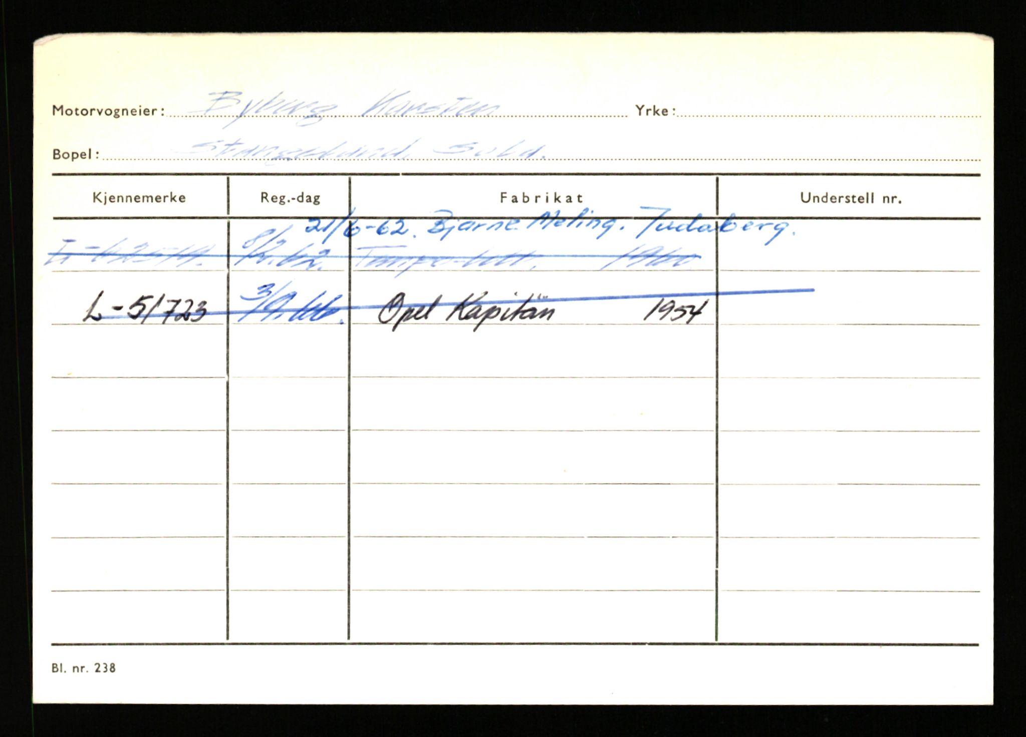 Stavanger trafikkstasjon, AV/SAST-A-101942/0/H/L0005: Bue - Dahlstrøm, 1930-1971, p. 299