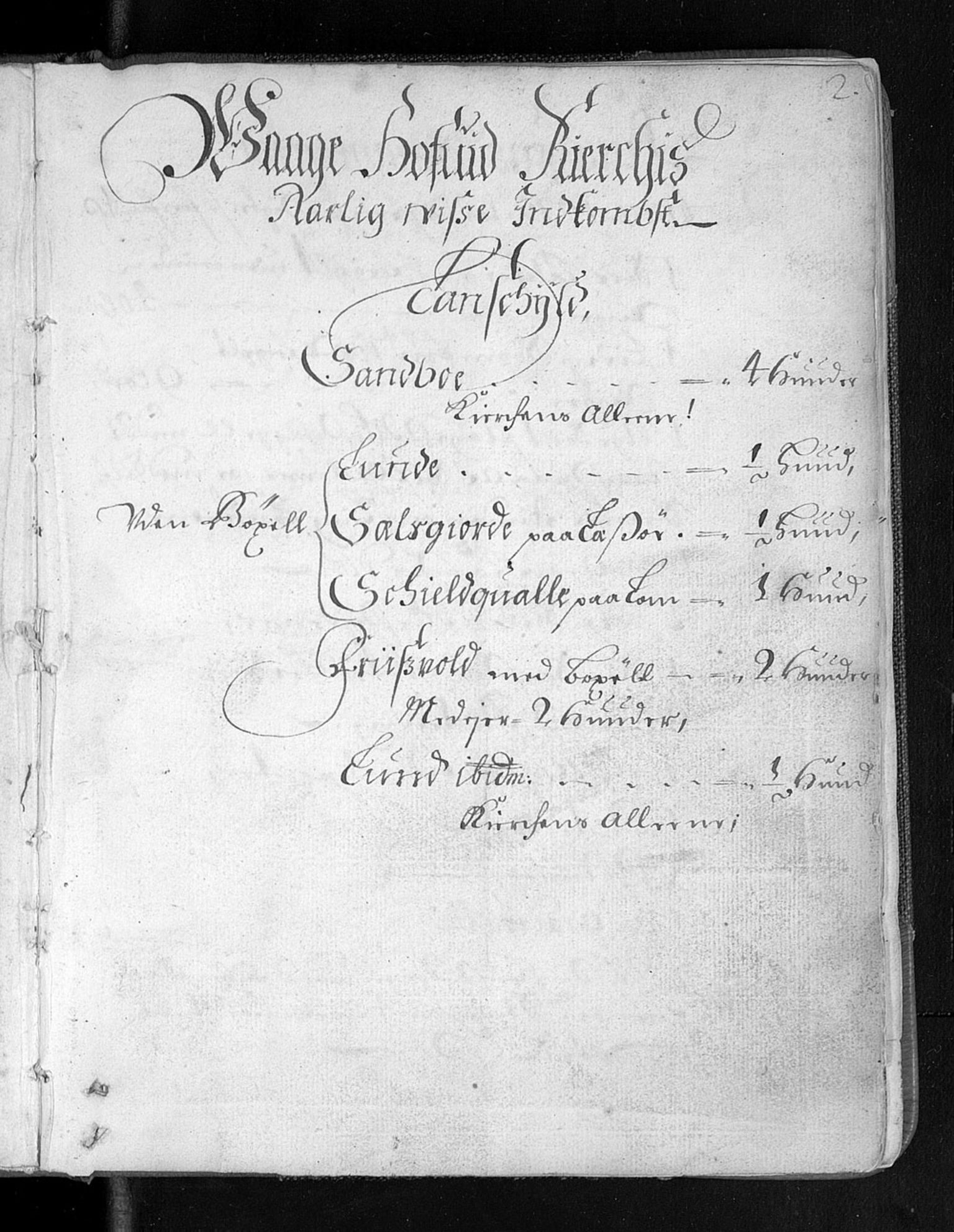 Kirkestoler i Oppland fylke, AV/SAH-KIRKESTOL-002/F/Fa/Fac/L0001: Kirkestol for Vågå, 1682-1724, p. 2a
