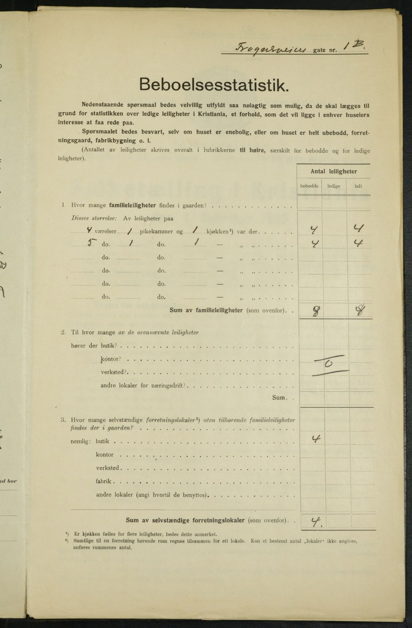 OBA, Municipal Census 1915 for Kristiania, 1915, p. 26787