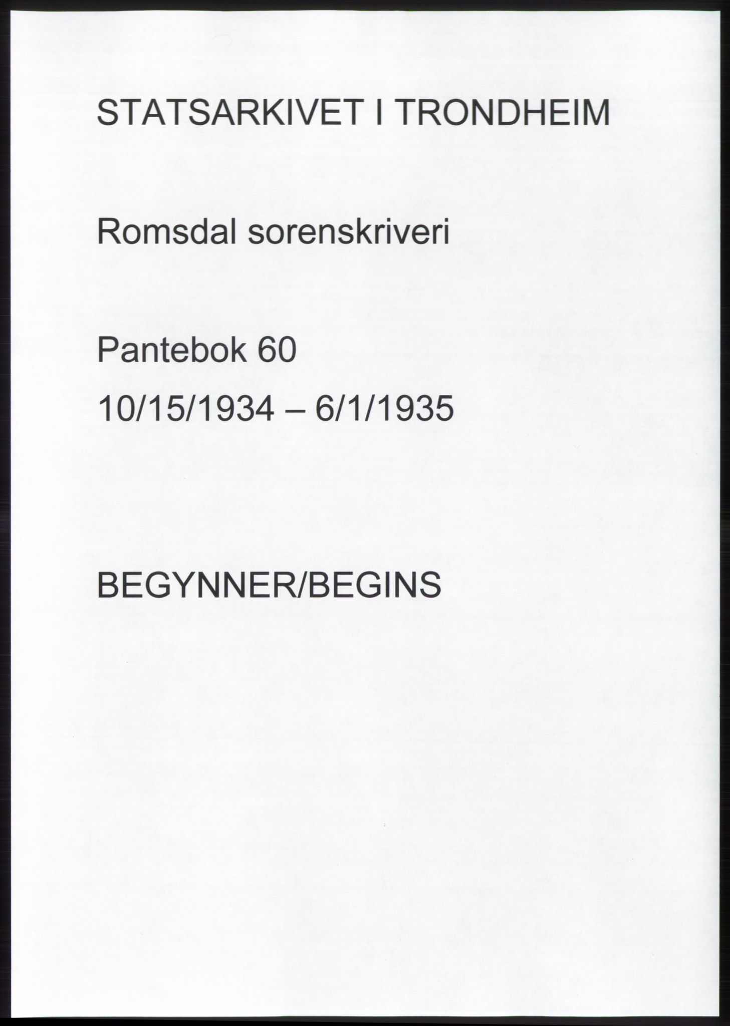 Romsdal sorenskriveri, AV/SAT-A-4149/1/2/2C/L0066: Mortgage book no. 60, 1934-1935, Deed date: 15.10.1934