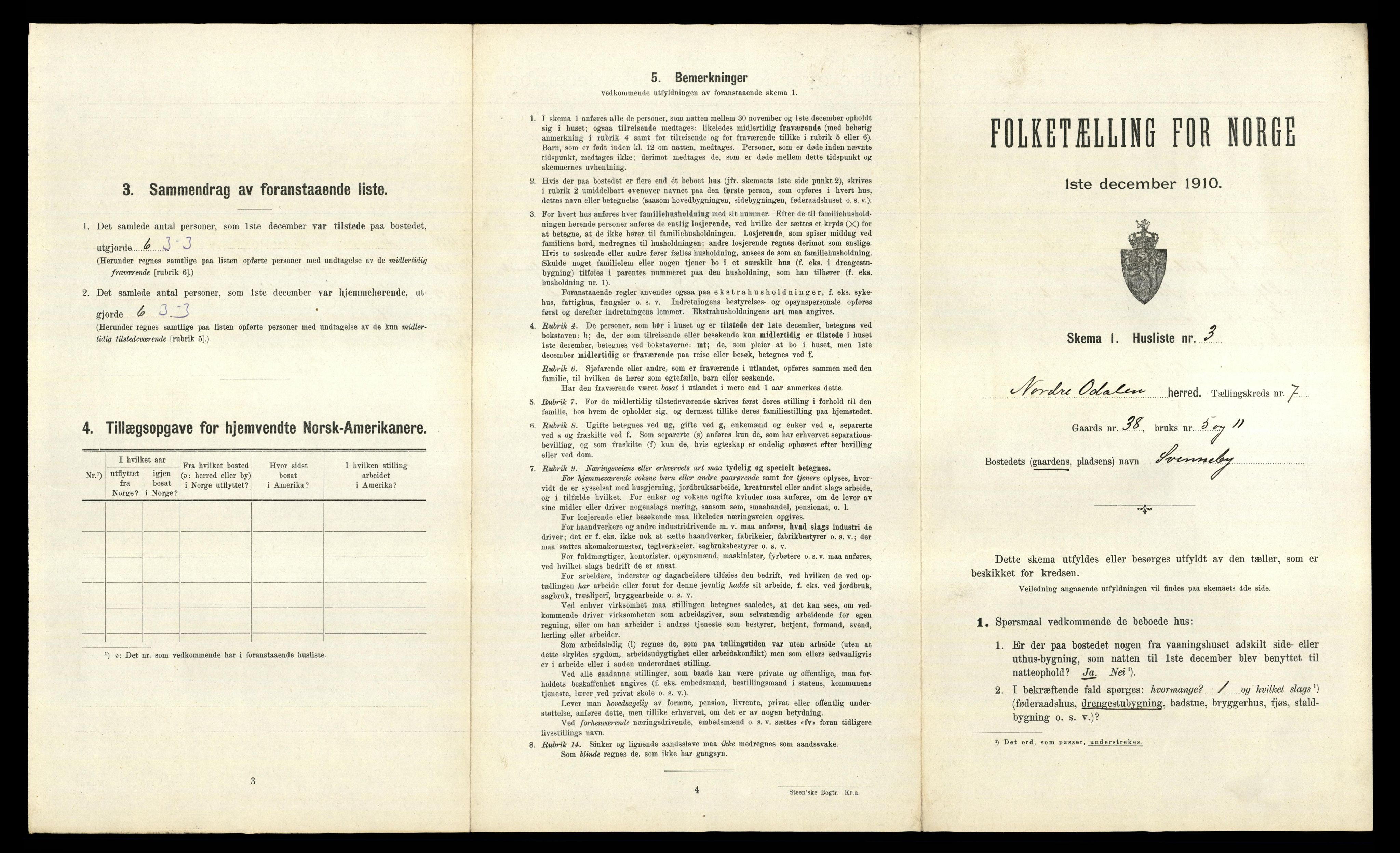 RA, 1910 census for Nord-Odal, 1910, p. 787