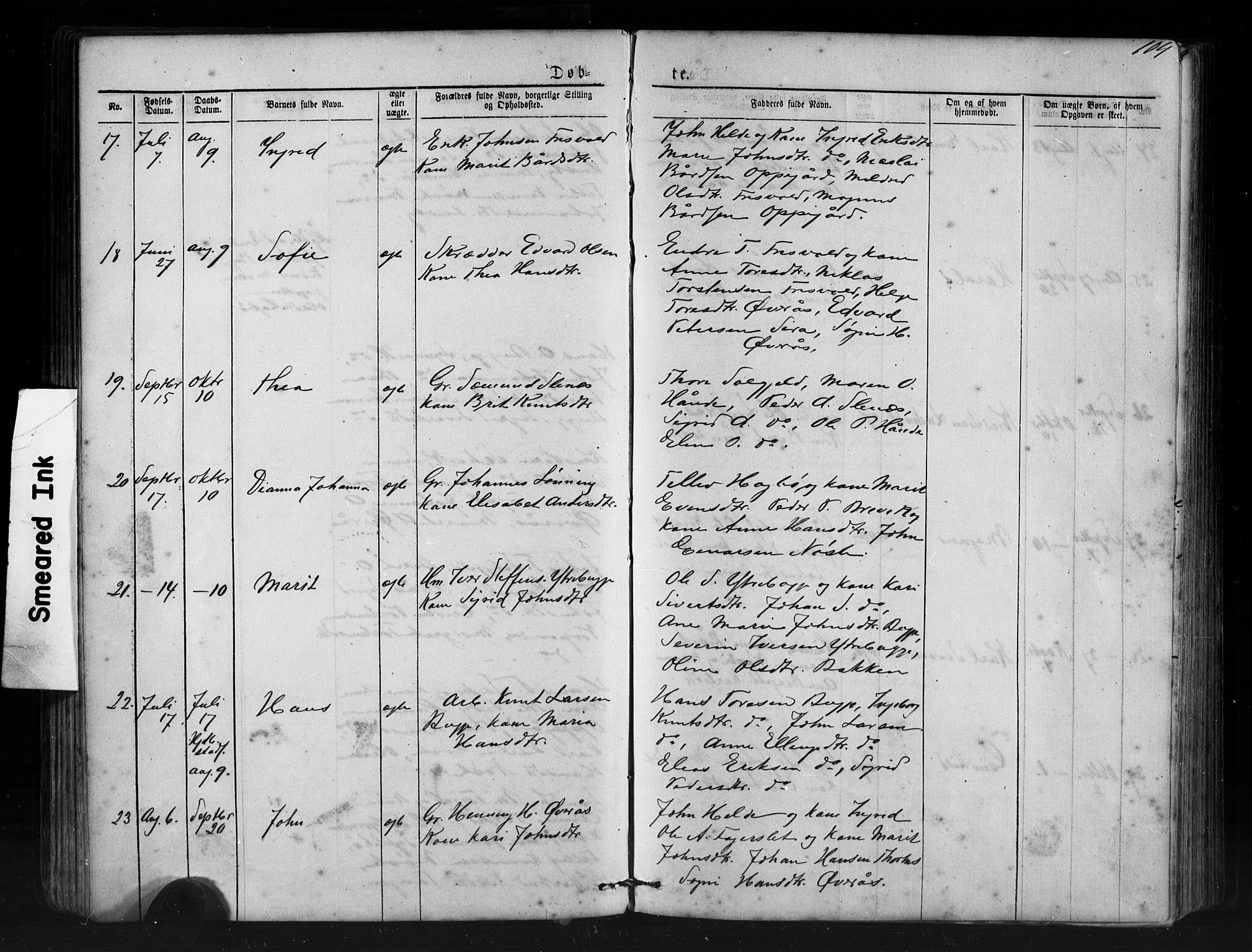 Ministerialprotokoller, klokkerbøker og fødselsregistre - Møre og Romsdal, AV/SAT-A-1454/552/L0638: Parish register (copy) no. 552C01, 1867-1902, p. 104