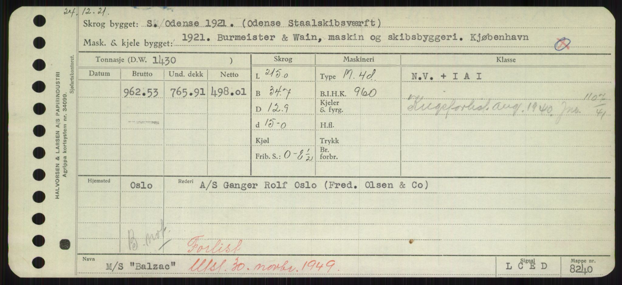 Sjøfartsdirektoratet med forløpere, Skipsmålingen, AV/RA-S-1627/H/Hd/L0003: Fartøy, B-Bev, p. 185