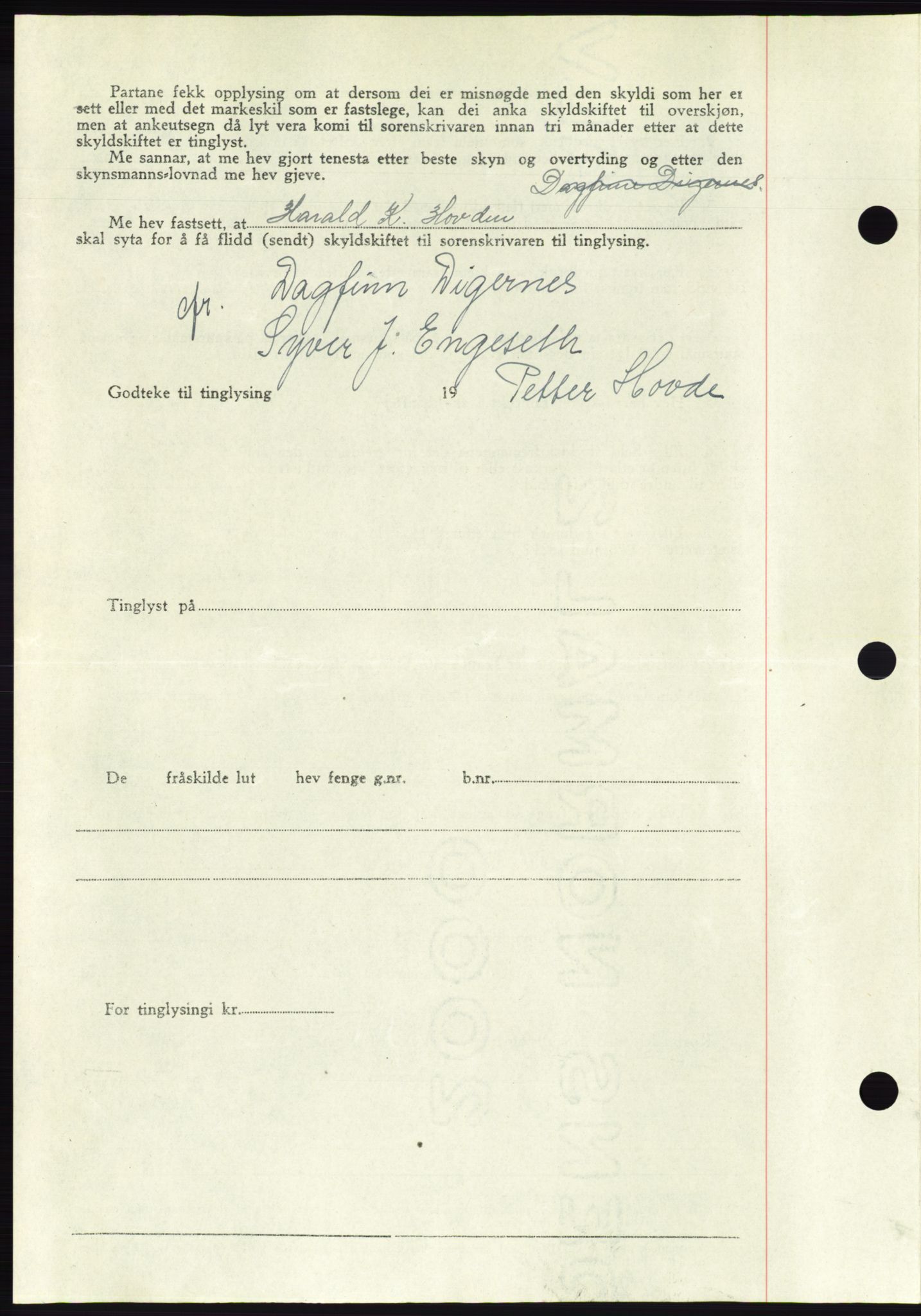 Søre Sunnmøre sorenskriveri, AV/SAT-A-4122/1/2/2C/L0083: Mortgage book no. 9A, 1948-1949, Diary no: : 1278/1948