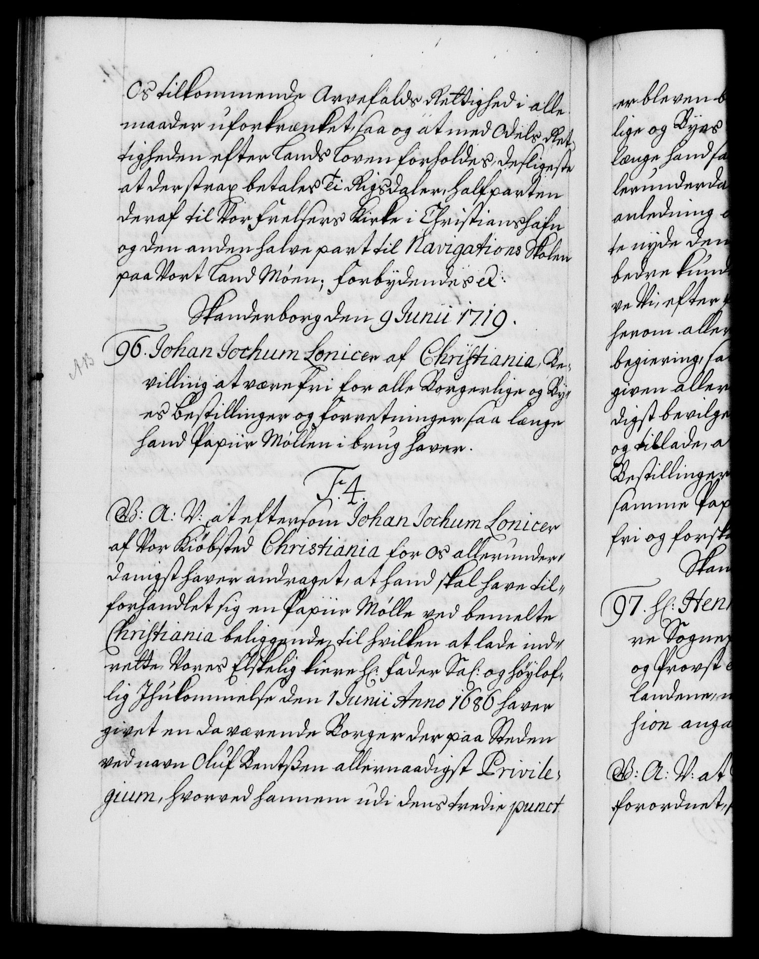 Danske Kanselli 1572-1799, AV/RA-EA-3023/F/Fc/Fca/Fcaa/L0022: Norske registre, 1716-1719, p. 514b