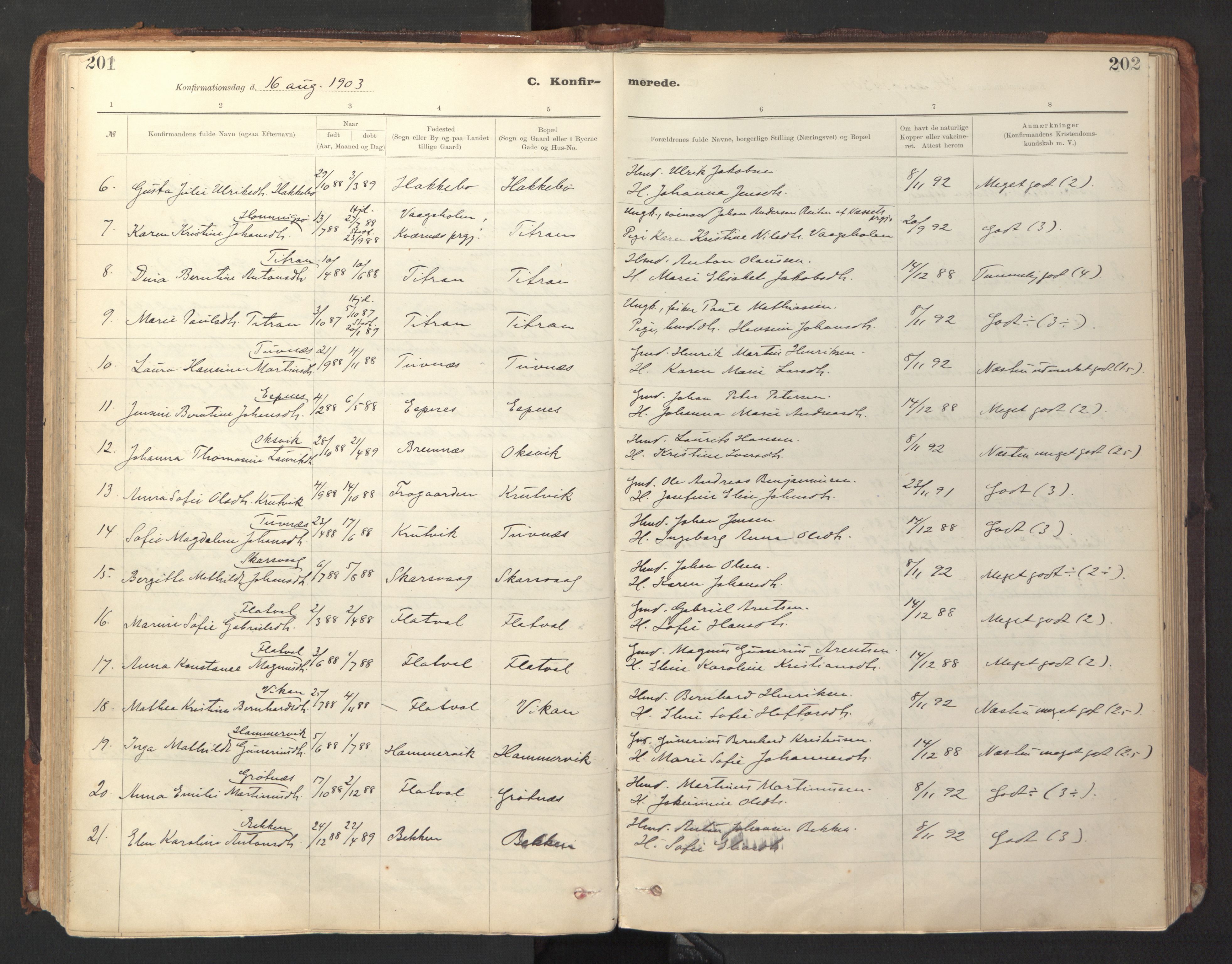 Ministerialprotokoller, klokkerbøker og fødselsregistre - Sør-Trøndelag, SAT/A-1456/641/L0596: Parish register (official) no. 641A02, 1898-1915, p. 201-202