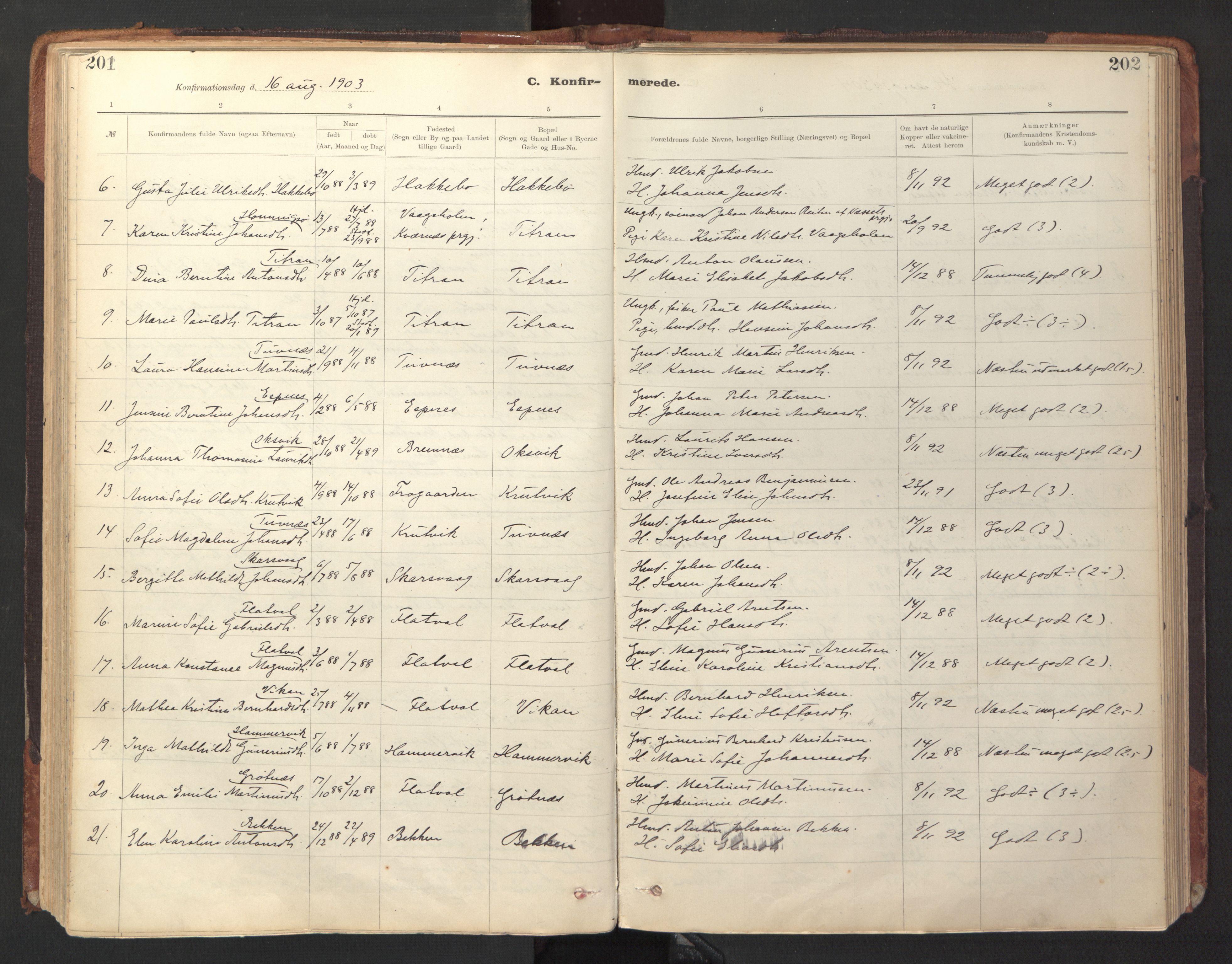 Ministerialprotokoller, klokkerbøker og fødselsregistre - Sør-Trøndelag, AV/SAT-A-1456/641/L0596: Parish register (official) no. 641A02, 1898-1915, p. 201-202