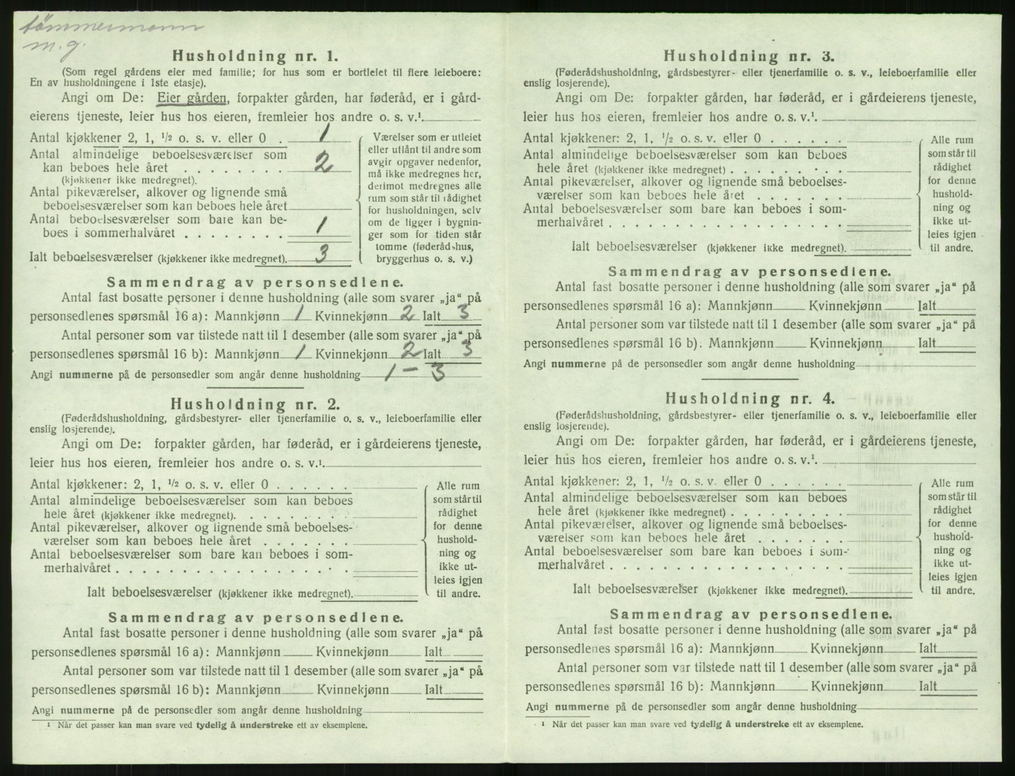 SAK, 1920 census for Stokken, 1920, p. 385