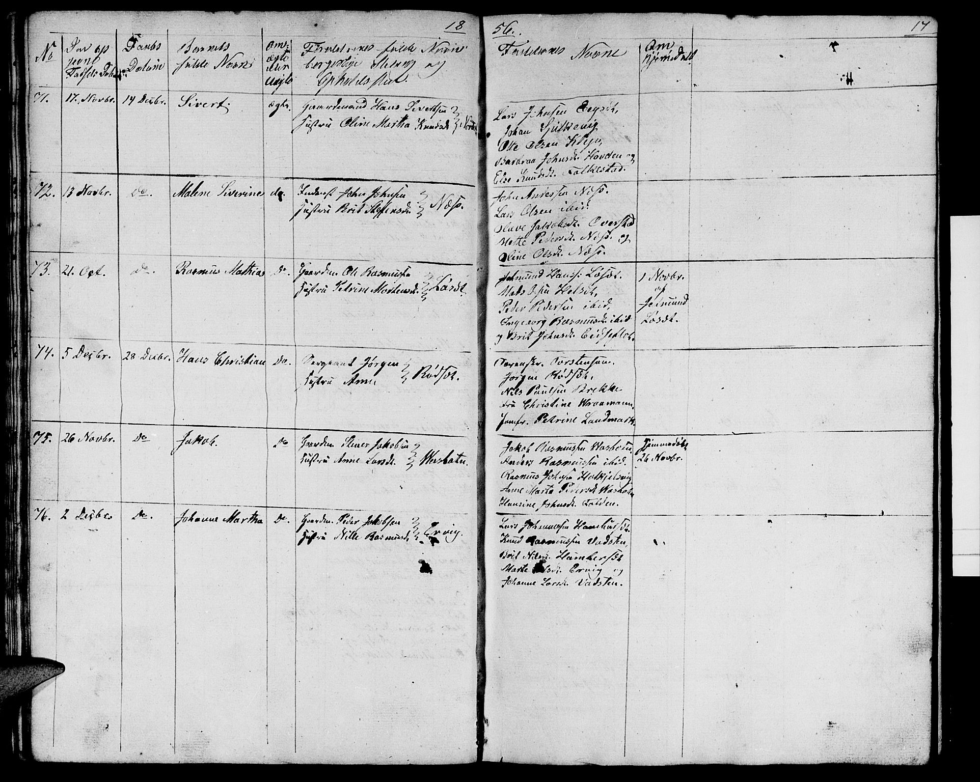 Ministerialprotokoller, klokkerbøker og fødselsregistre - Møre og Romsdal, SAT/A-1454/511/L0156: Parish register (copy) no. 511C02, 1855-1863, p. 17