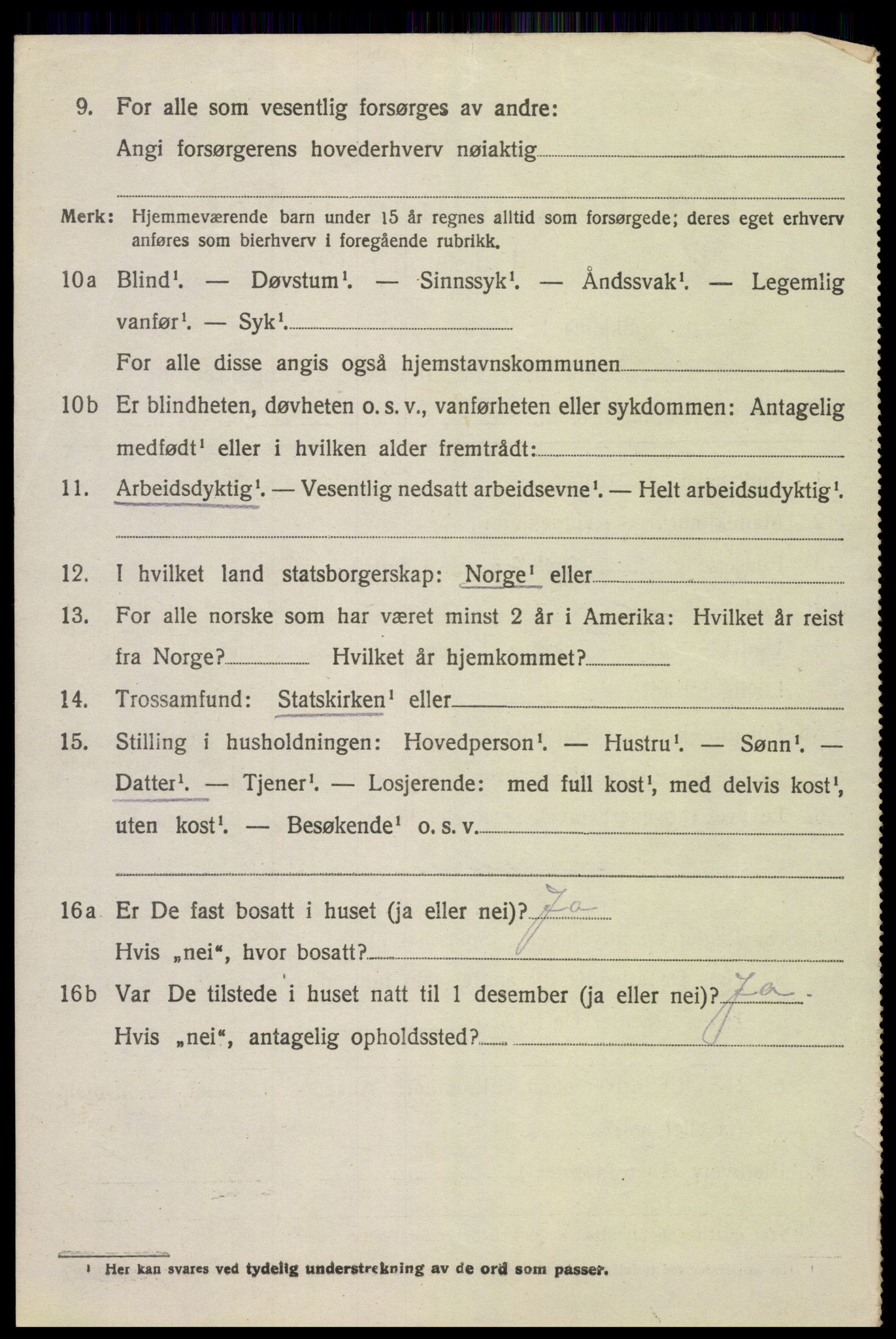 SAH, 1920 census for Sør-Fron, 1920, p. 3750