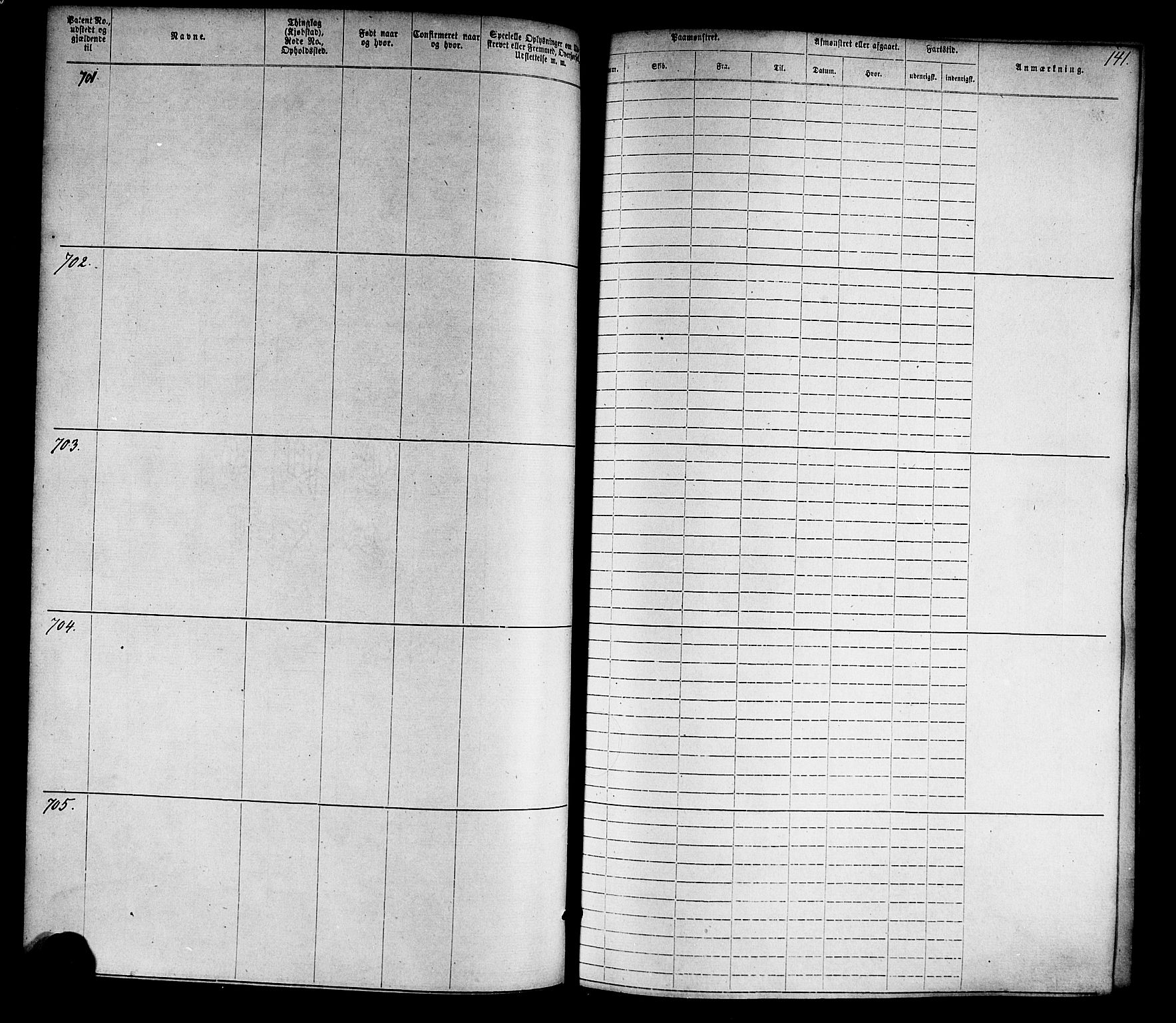 Farsund mønstringskrets, SAK/2031-0017/F/Fa/L0005: Annotasjonsrulle nr 1-1910 med register, Z-2, 1869-1877, p. 169