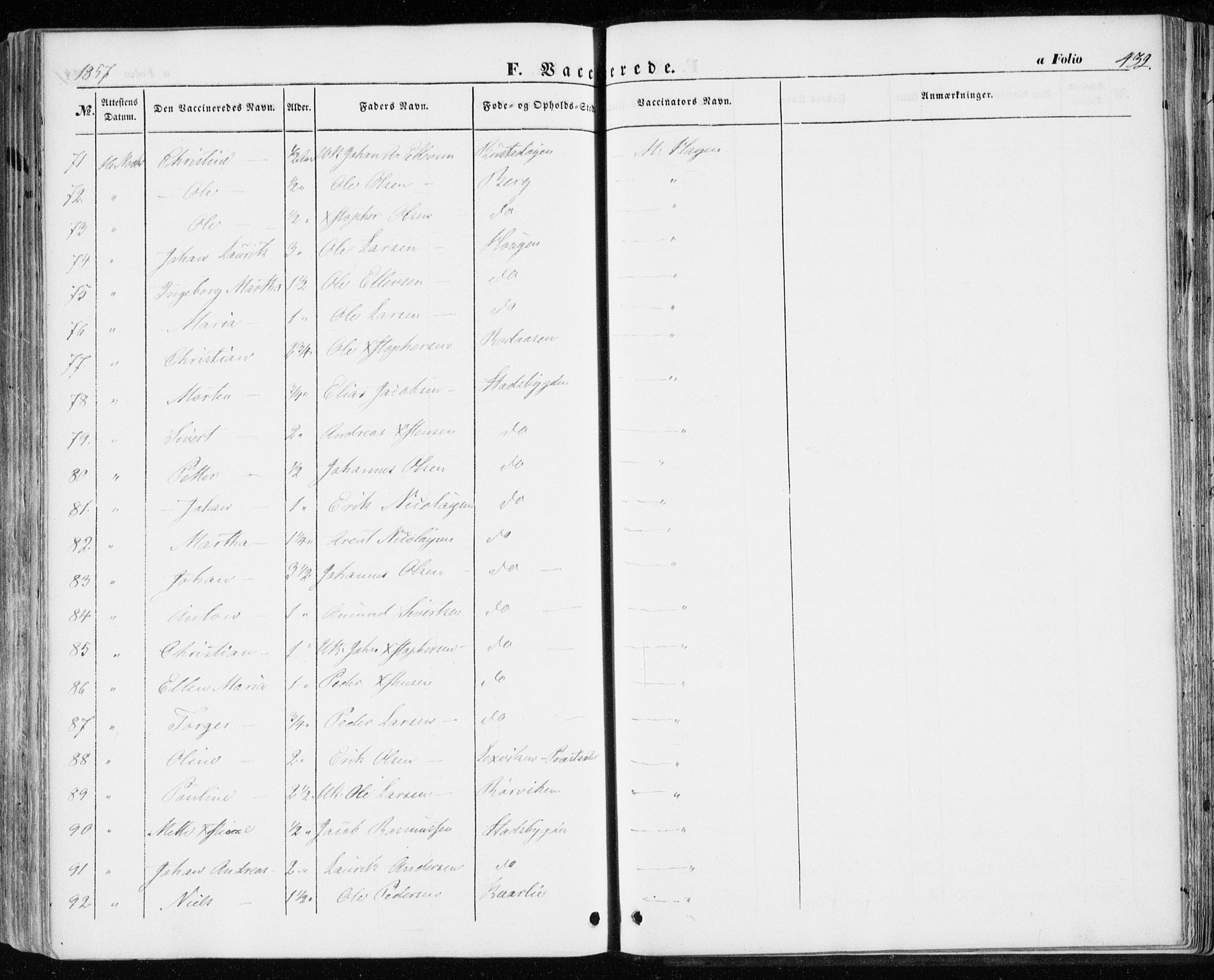 Ministerialprotokoller, klokkerbøker og fødselsregistre - Sør-Trøndelag, AV/SAT-A-1456/646/L0611: Parish register (official) no. 646A09, 1848-1857, p. 432