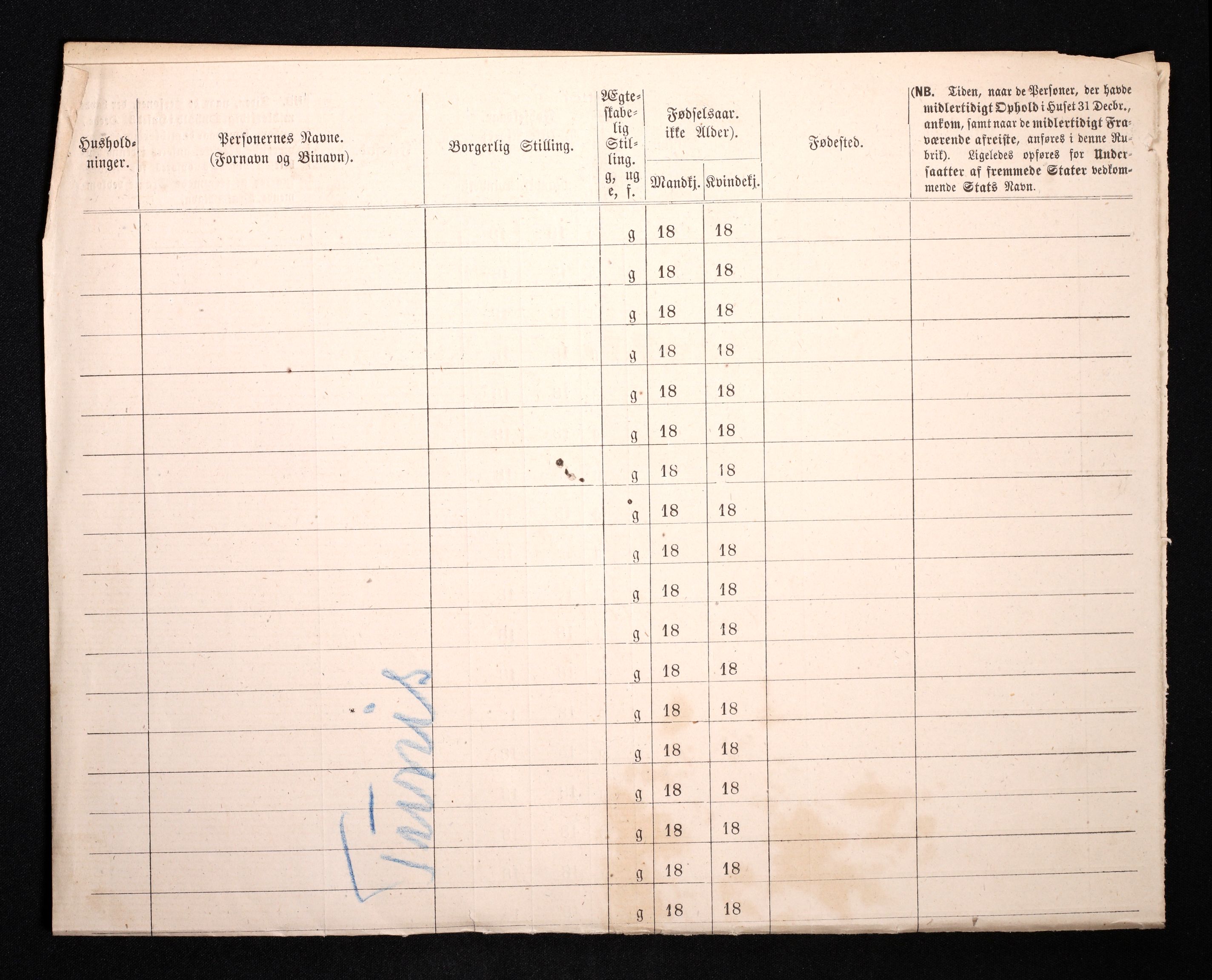 RA, 1870 census for 0301 Kristiania, 1870, p. 4412