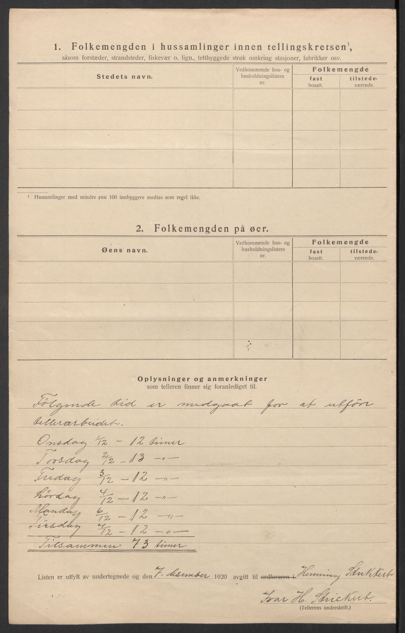 SAT, 1920 census for Røros, 1920, p. 47