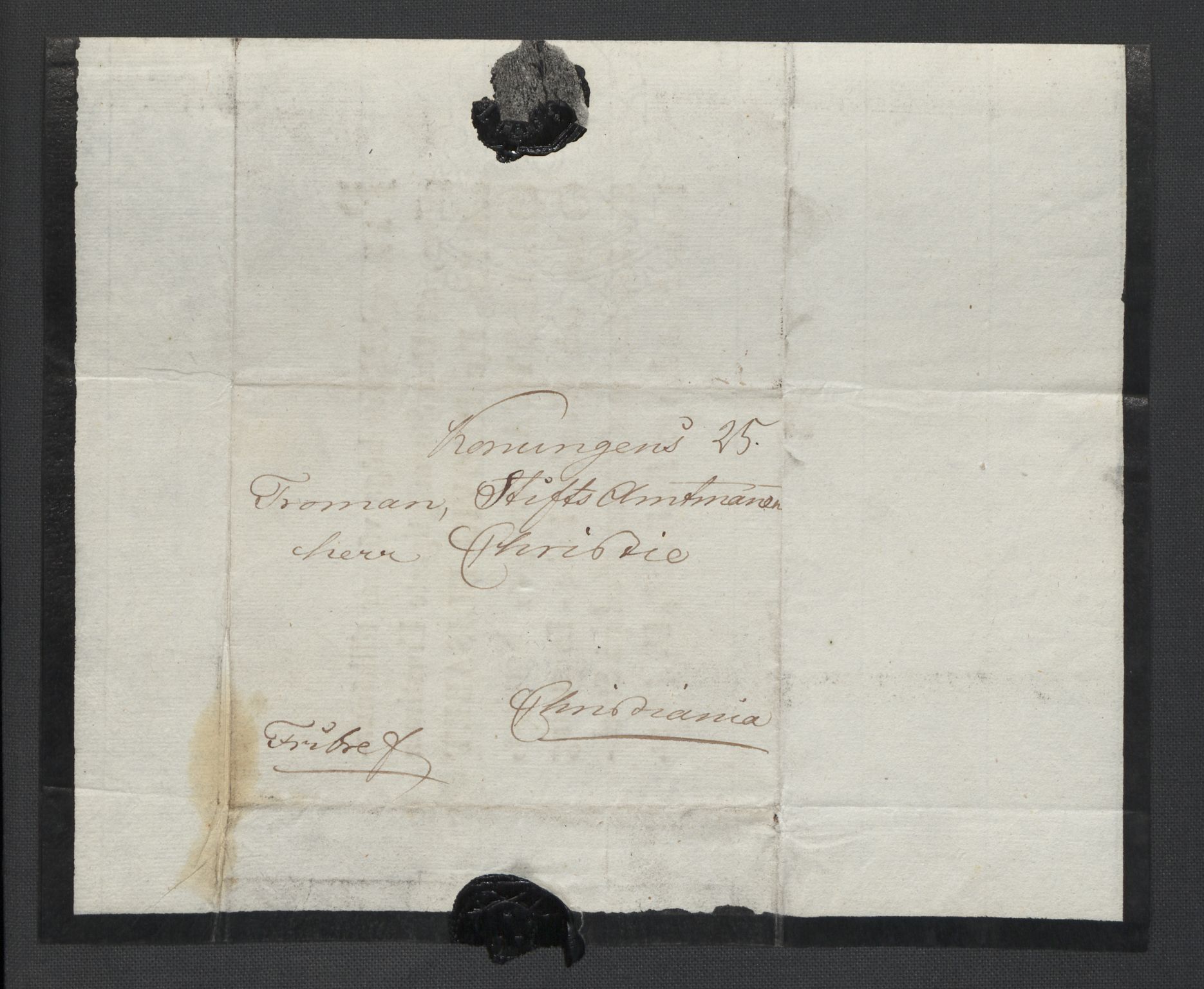 Christie, Wilhelm Frimann Koren, AV/RA-PA-0014/F/L0006: Christies dokumenter fra Stortinget, 1817-1818, p. 311
