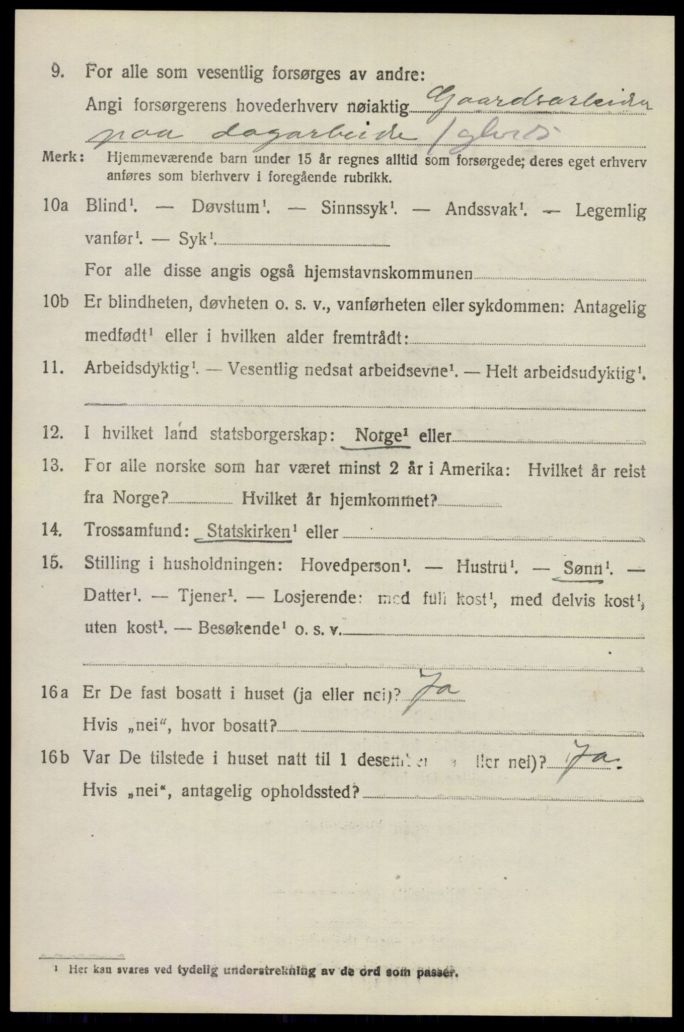 SAO, 1920 census for Eidsvoll, 1920, p. 9058