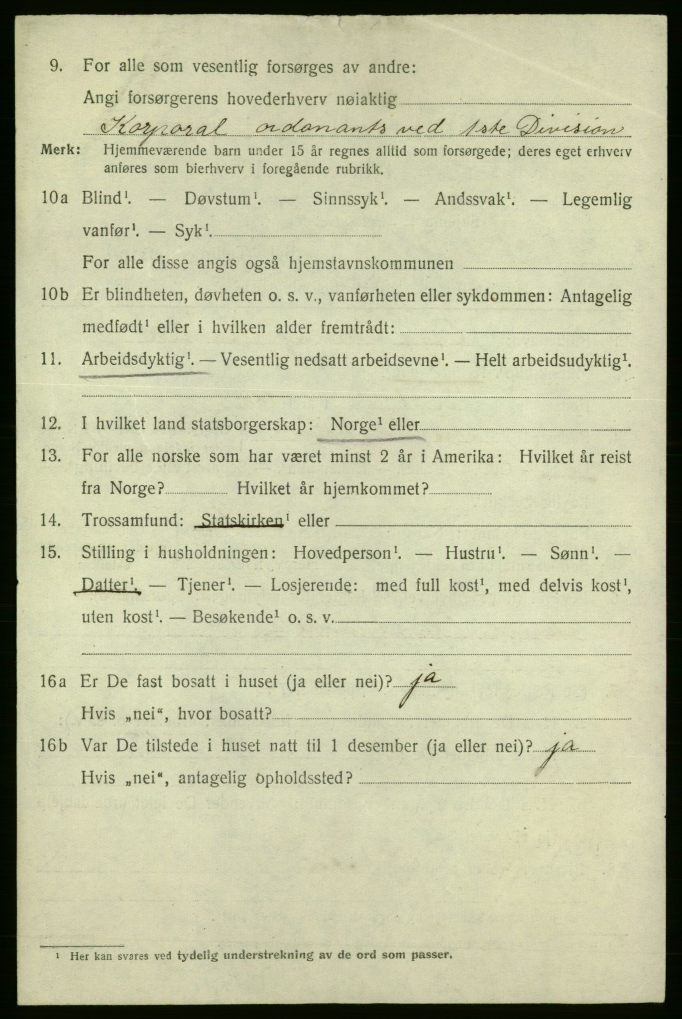 SAO, 1920 census for Fredrikshald, 1920, p. 11259