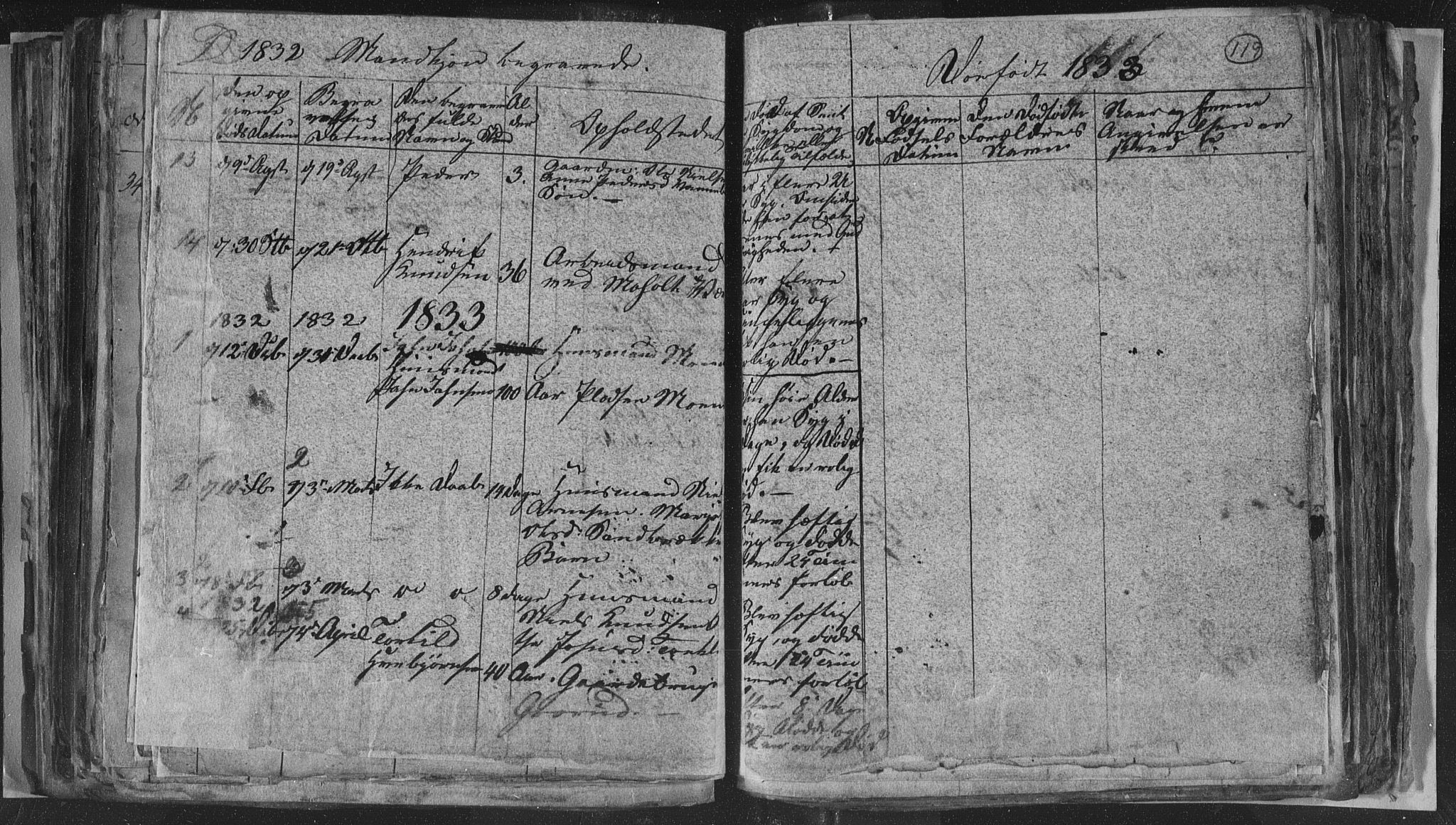 Siljan kirkebøker, SAKO/A-300/G/Ga/L0001: Parish register (copy) no. 1, 1827-1847, p. 119