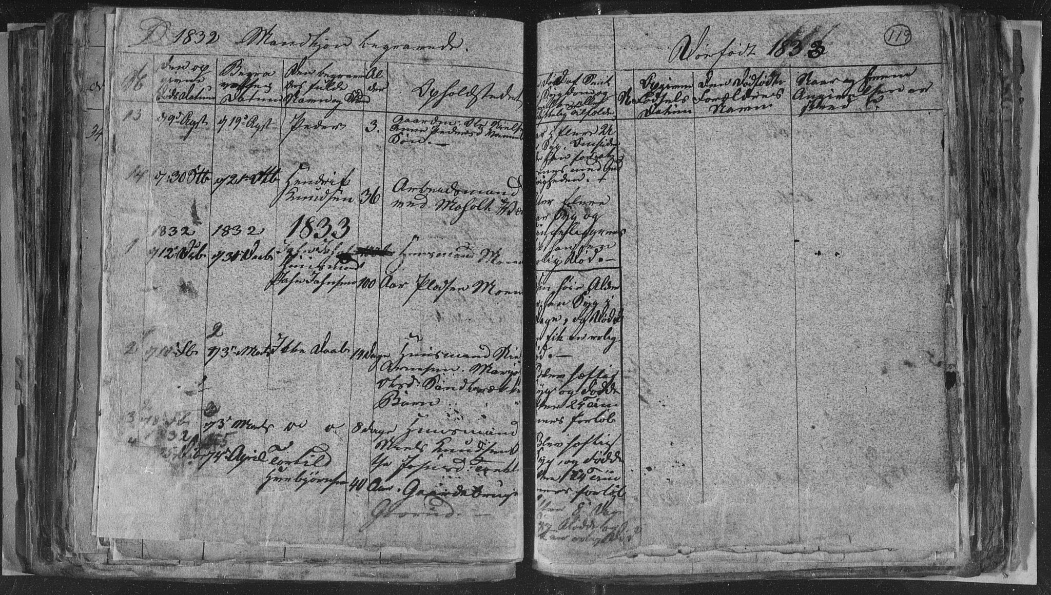 Siljan kirkebøker, AV/SAKO-A-300/G/Ga/L0001: Parish register (copy) no. 1, 1827-1847, p. 119