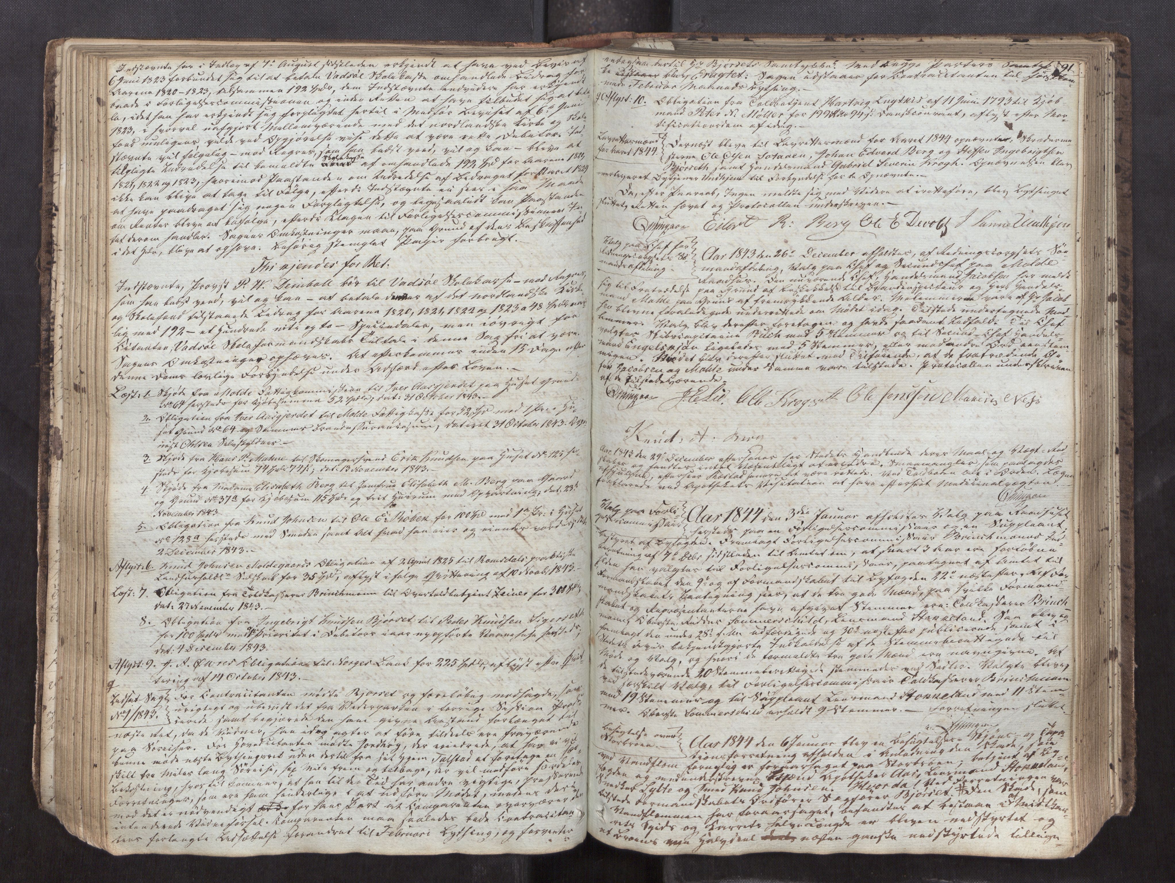 Molde byfogd, AV/SAT-A-0025/1/1A/L0004: Justisprotokoll, 1841-1846, p. 90b-91a