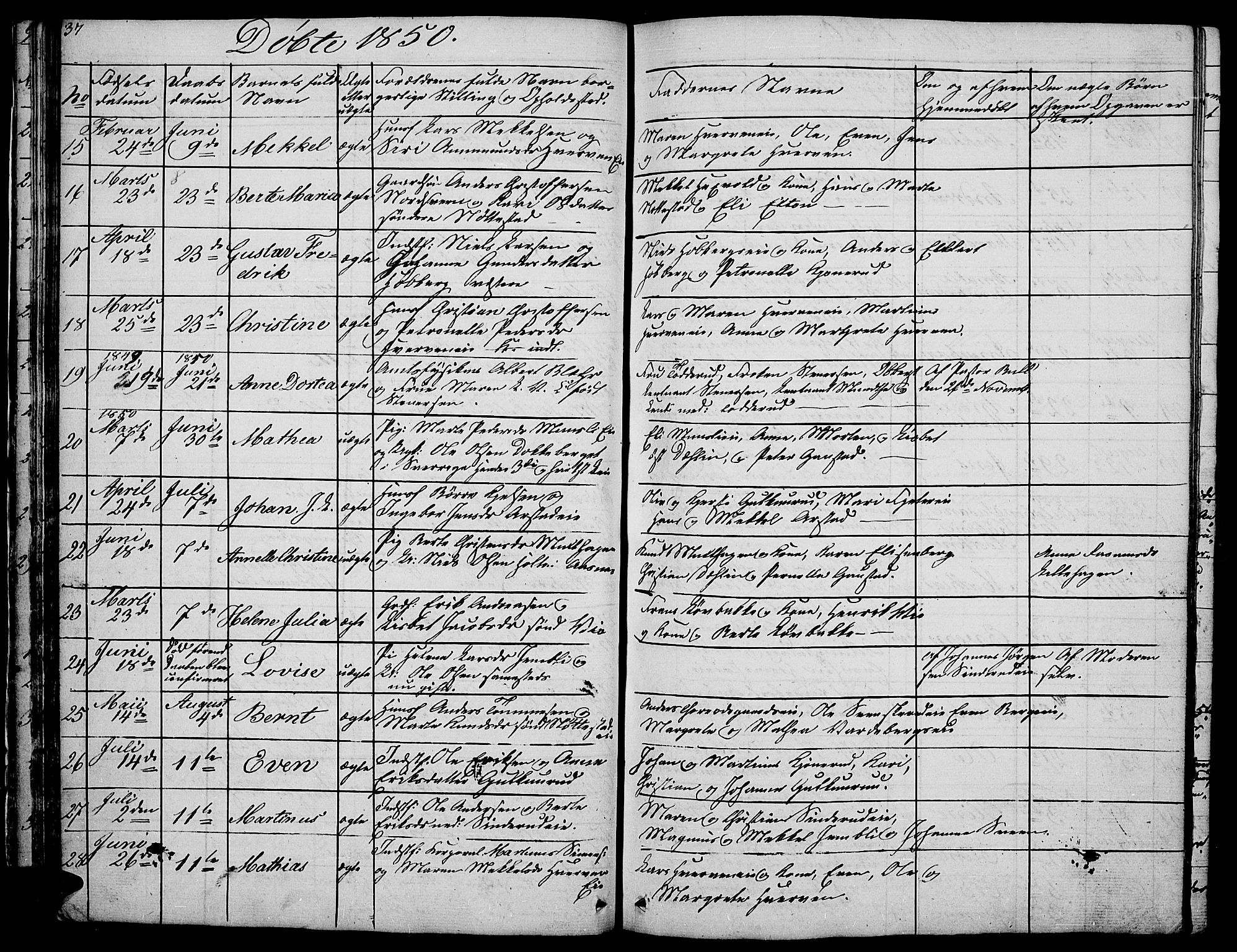 Stange prestekontor, AV/SAH-PREST-002/L/L0002: Parish register (copy) no. 2, 1838-1879, p. 37