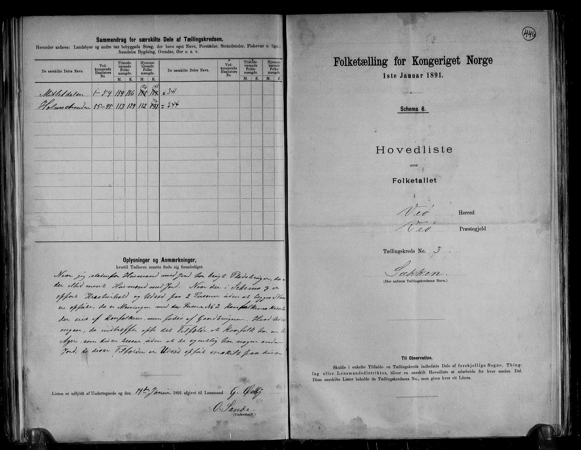 RA, 1891 census for 1541 Veøy, 1891, p. 9