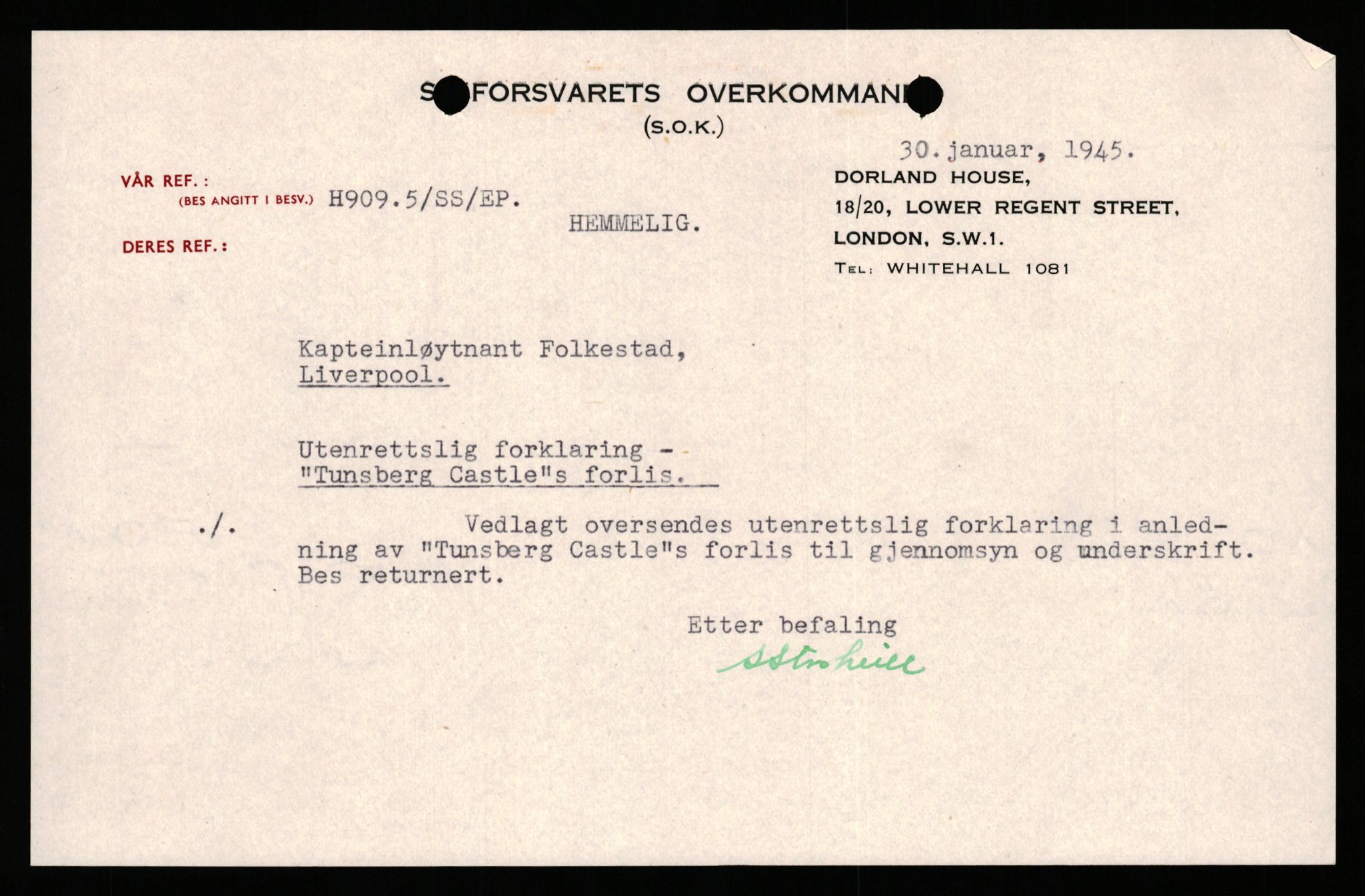 Forsvaret, Sjøforsvarets overkommando, AV/RA-RAFA-2035/D/Dc/L0306: --, 1940-1945, p. 510