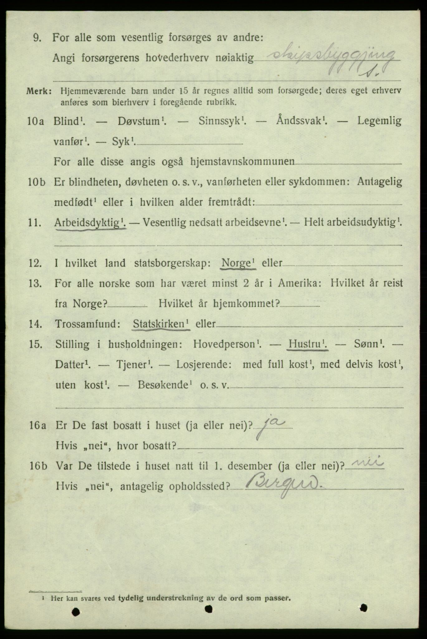 SAB, 1920 census for Kvinnherad, 1920, p. 13267