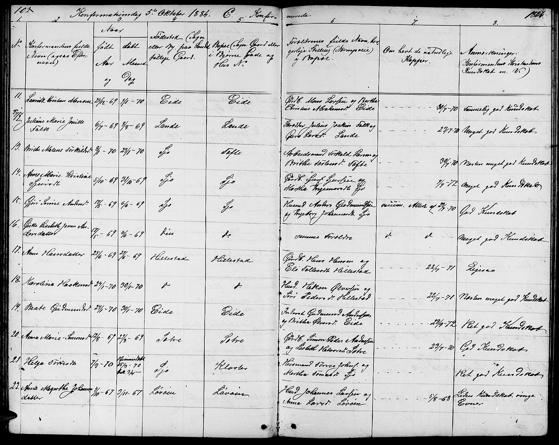 Fjelberg sokneprestembete, SAB/A-75201/H/Hab: Parish register (copy) no. B 3, 1868-1888, p. 102