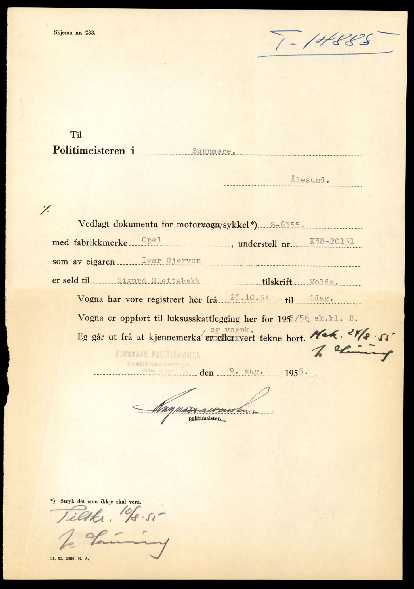 Møre og Romsdal vegkontor - Ålesund trafikkstasjon, AV/SAT-A-4099/F/Fe/L0049: Registreringskort for kjøretøy T 14864 - T 18613, 1927-1998, p. 575