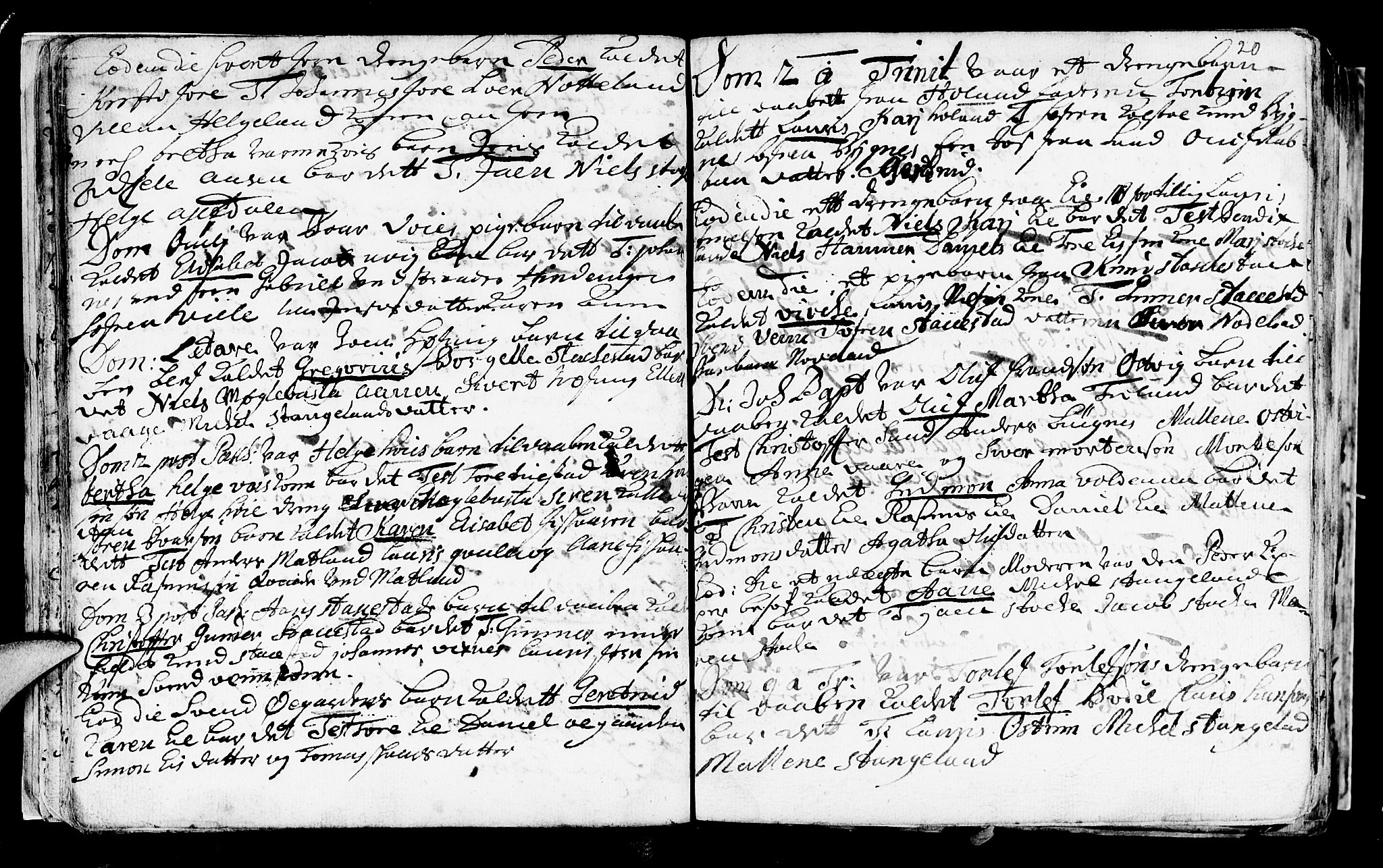 Avaldsnes sokneprestkontor, AV/SAST-A -101851/H/Ha/Haa/L0001: Parish register (official) no. A 1, 1711-1764, p. 20