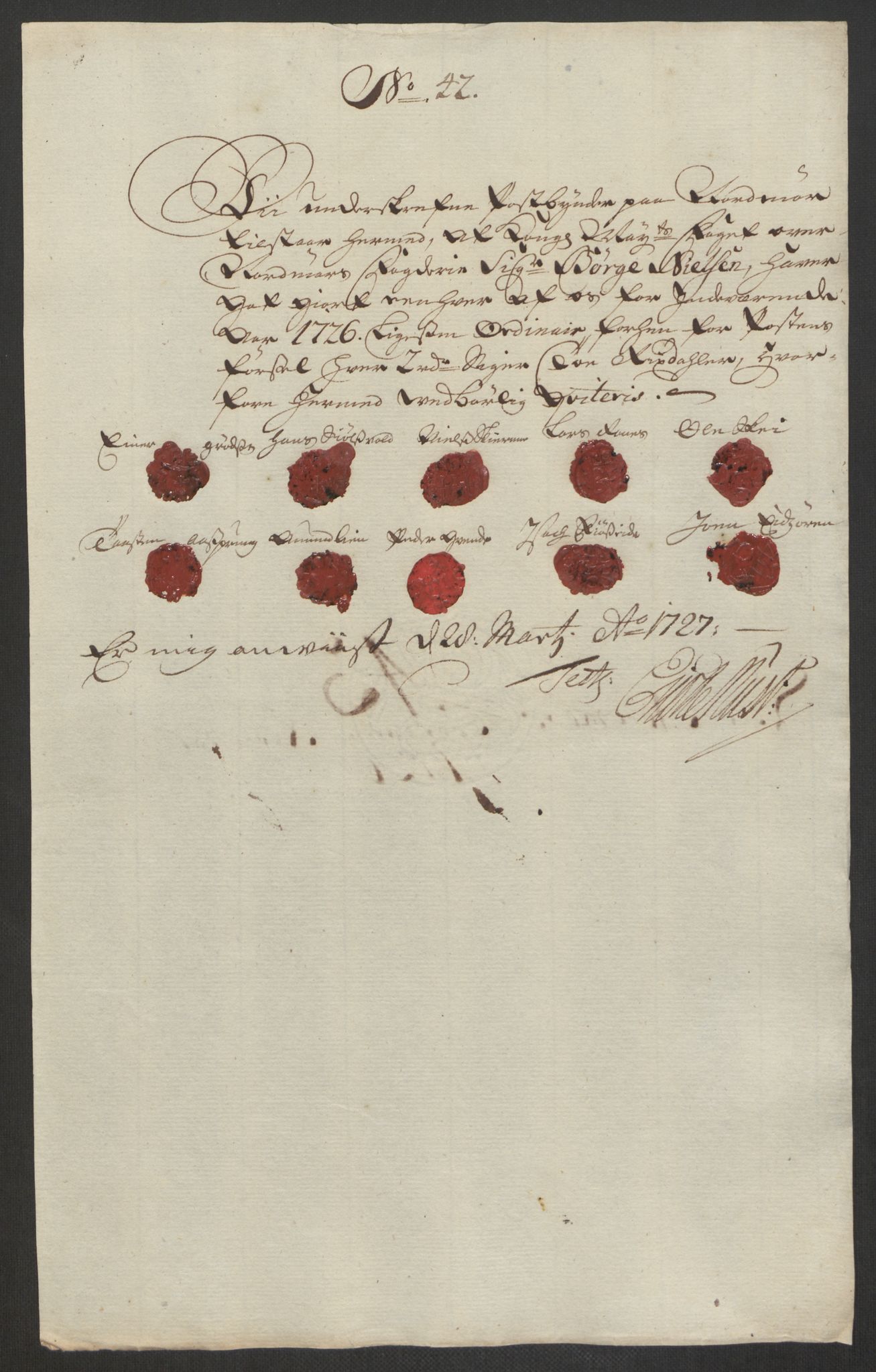 Rentekammeret inntil 1814, Reviderte regnskaper, Fogderegnskap, RA/EA-4092/R56/L3759: Fogderegnskap Nordmøre, 1726, p. 242