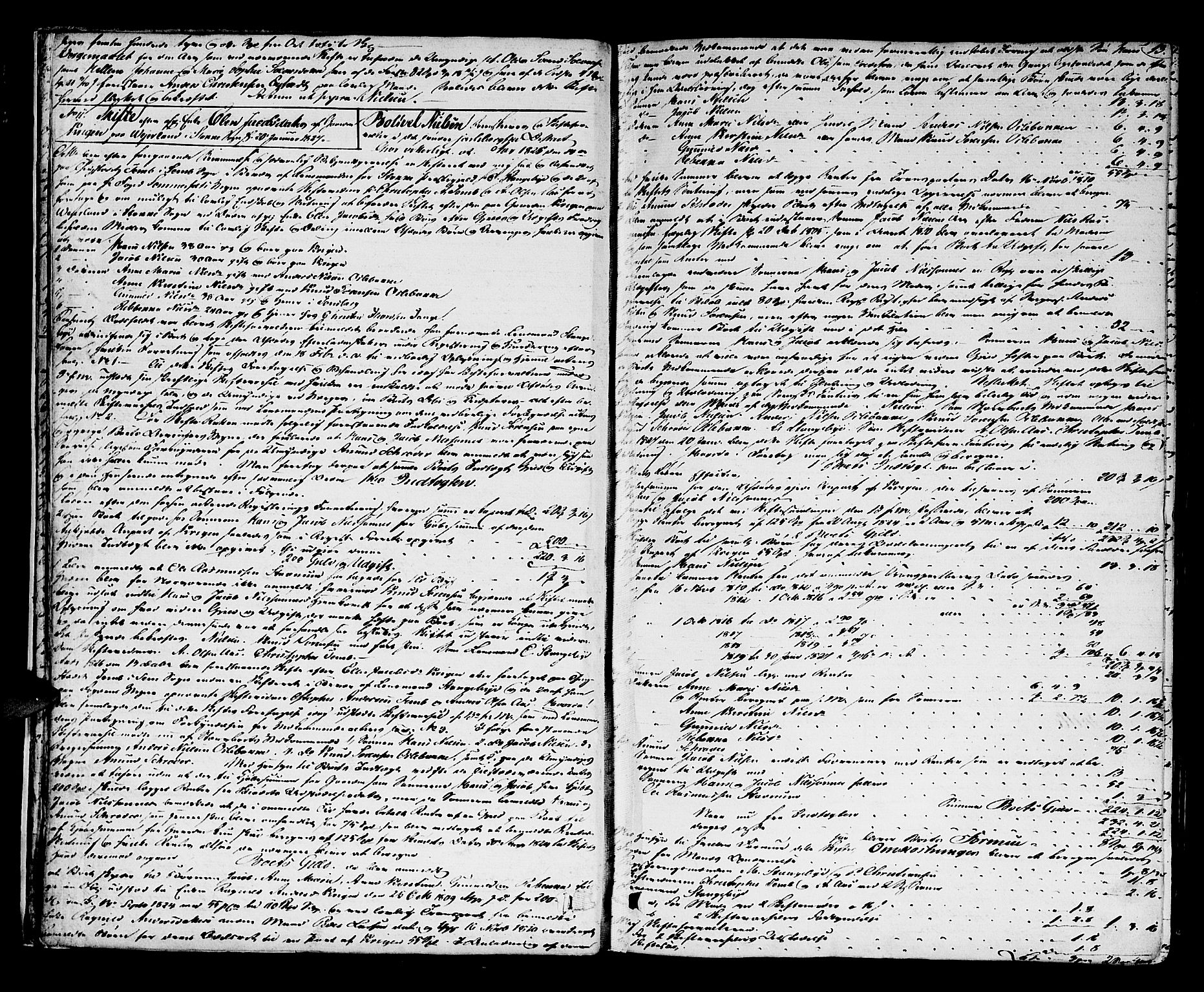 Søndre Jarlsberg sorenskriveri, AV/SAKO-A-129/H/Hb/Hbd/L0001: Skifteutlodningsprotokoll, 1826-1837, p. 12b-13a