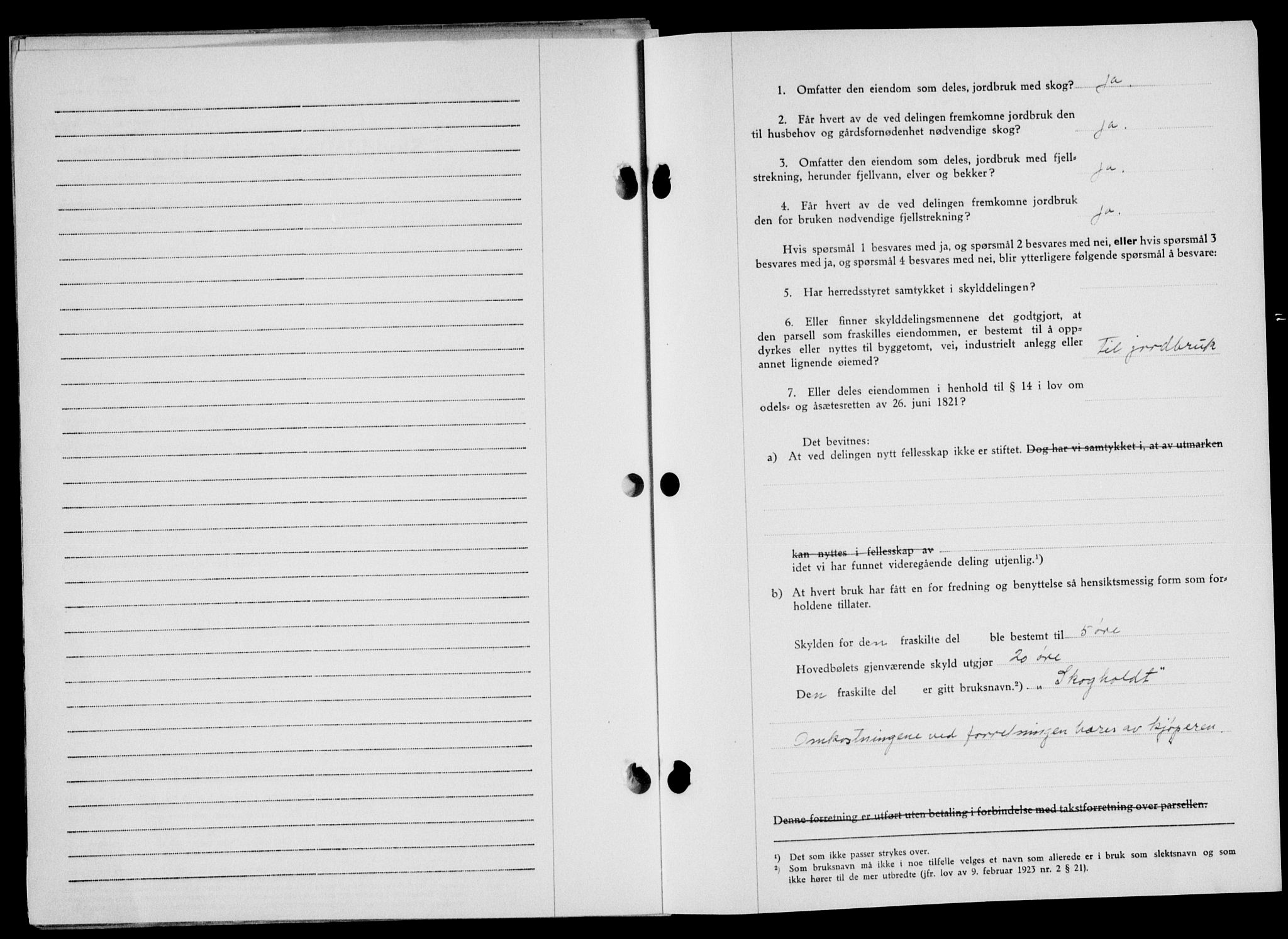 Lofoten sorenskriveri, SAT/A-0017/1/2/2C/L0023a: Mortgage book no. 23a, 1950-1950, Diary no: : 1777/1950