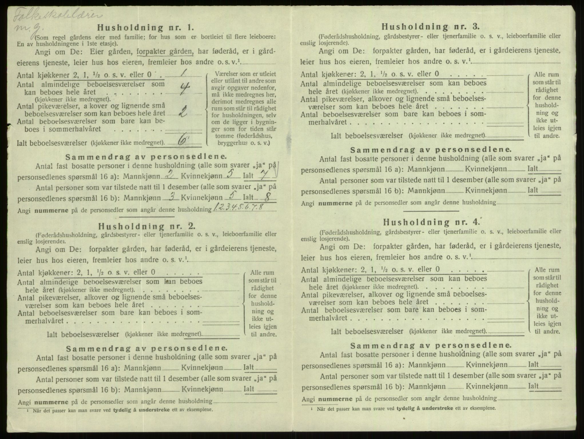 SAB, 1920 census for Eid, 1920, p. 998