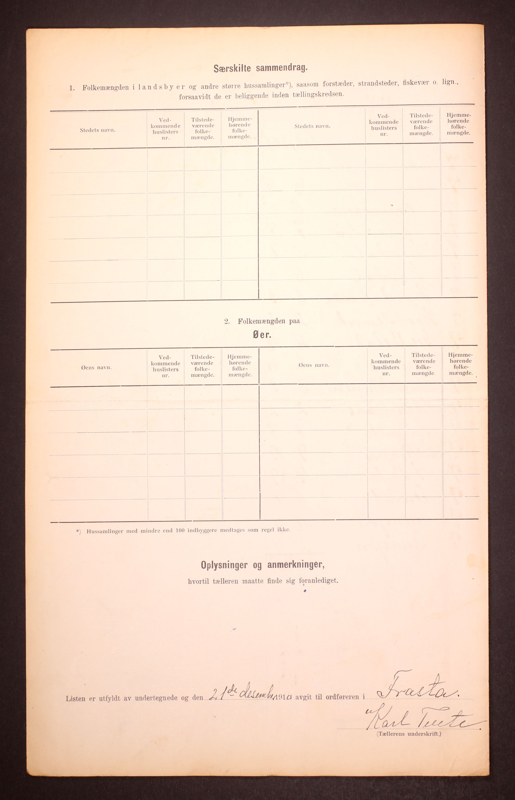 RA, 1910 census for Frosta, 1910, p. 27