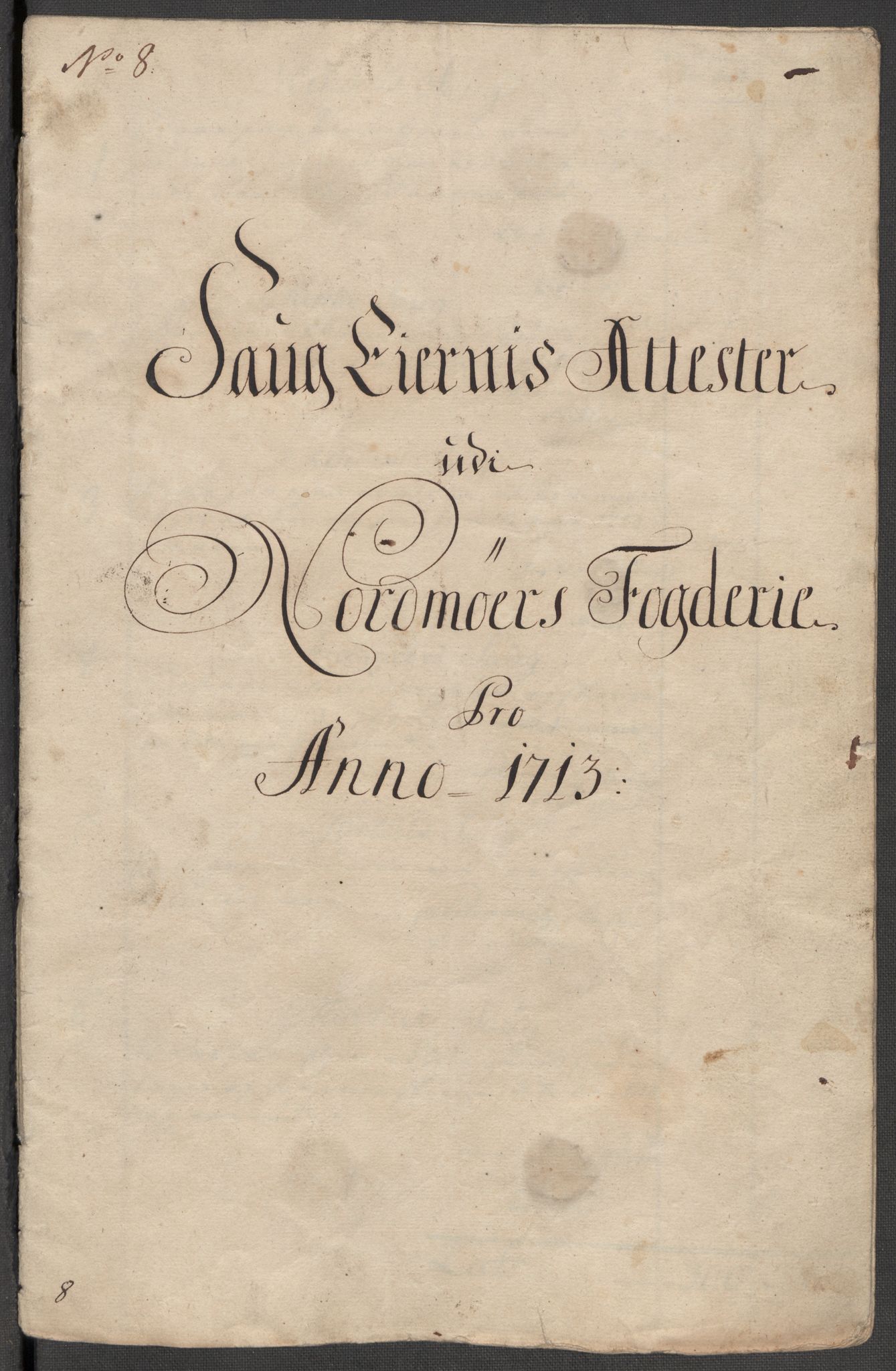 Rentekammeret inntil 1814, Reviderte regnskaper, Fogderegnskap, RA/EA-4092/R56/L3747: Fogderegnskap Nordmøre, 1713, p. 96