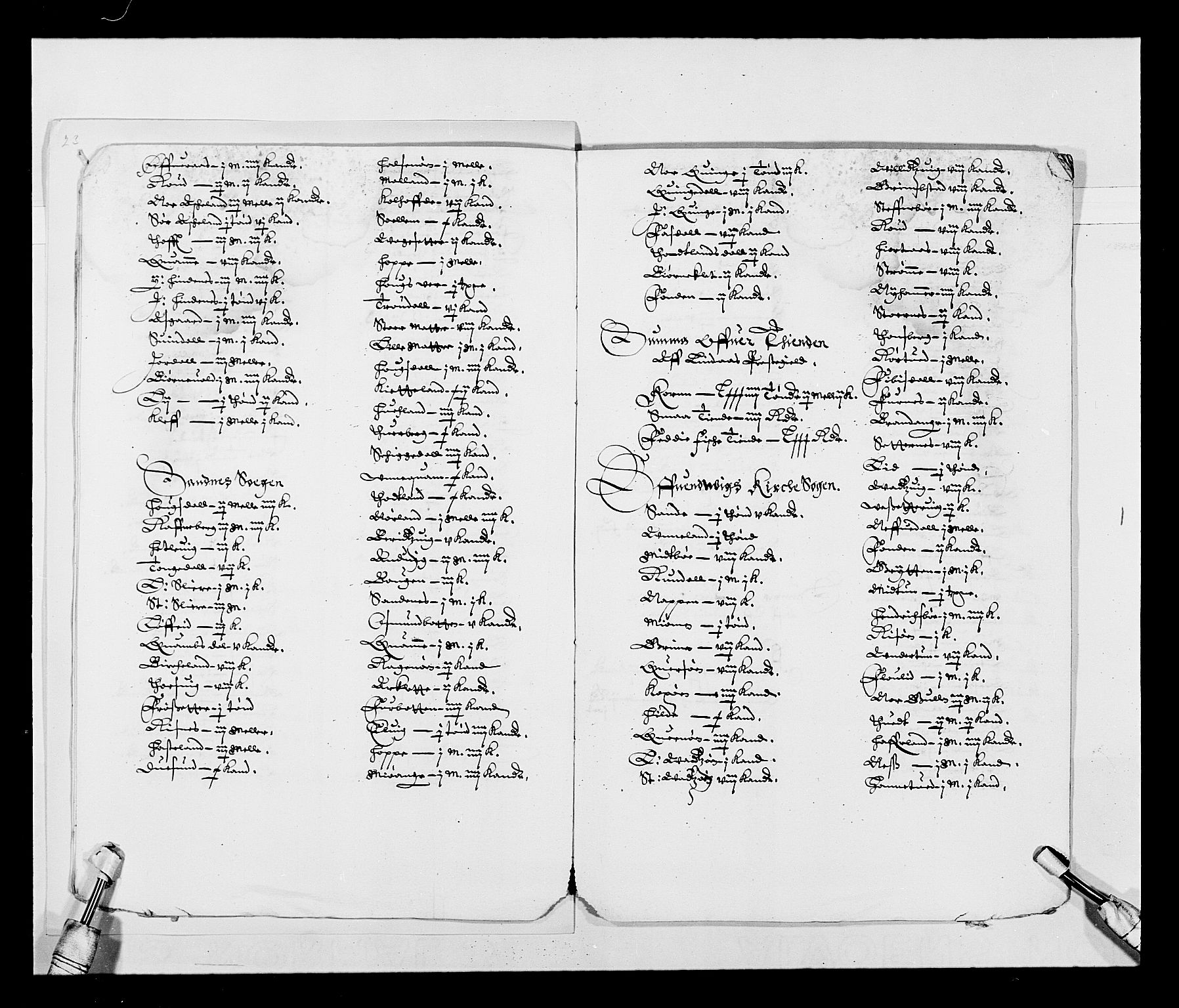 Stattholderembetet 1572-1771, AV/RA-EA-2870/Ek/L0026/0002: Jordebøker 1633-1658: / Tiendelister fra Bergenhus len, 1642-1647, p. 86